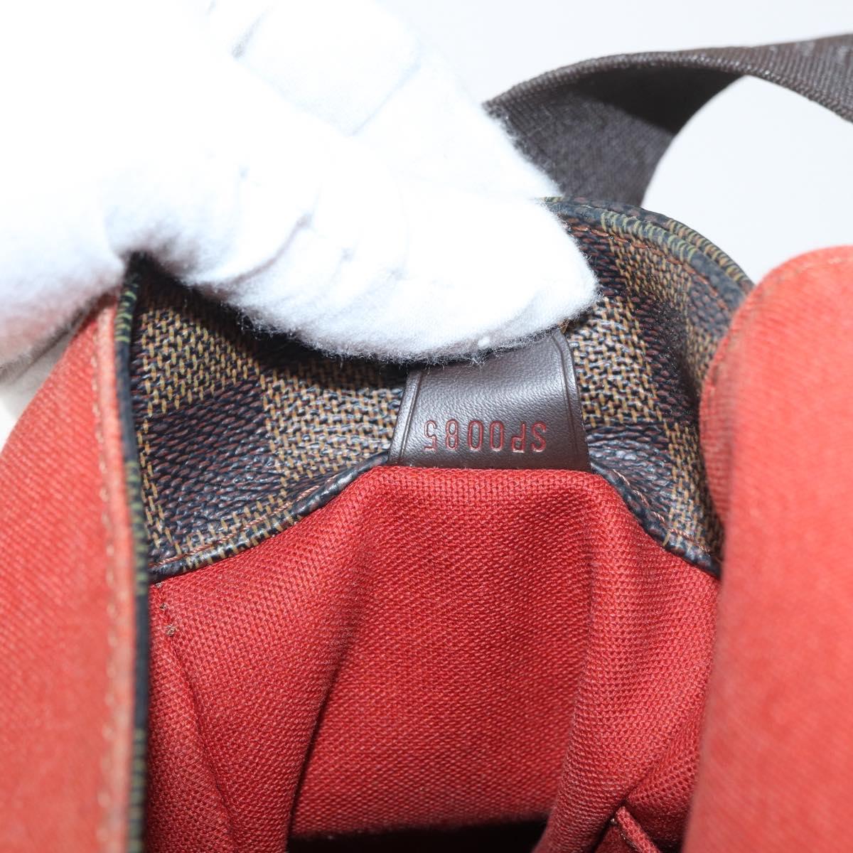 LOUIS VUITTON Damier Ebene Bastille Shoulder Bag N45258 LV Auth 176158