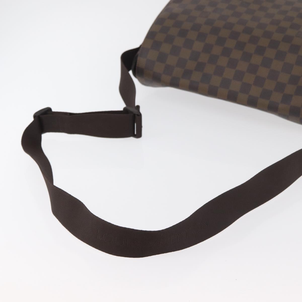 LOUIS VUITTON Damier Ebene Bastille Shoulder Bag N45258 LV Auth 176158