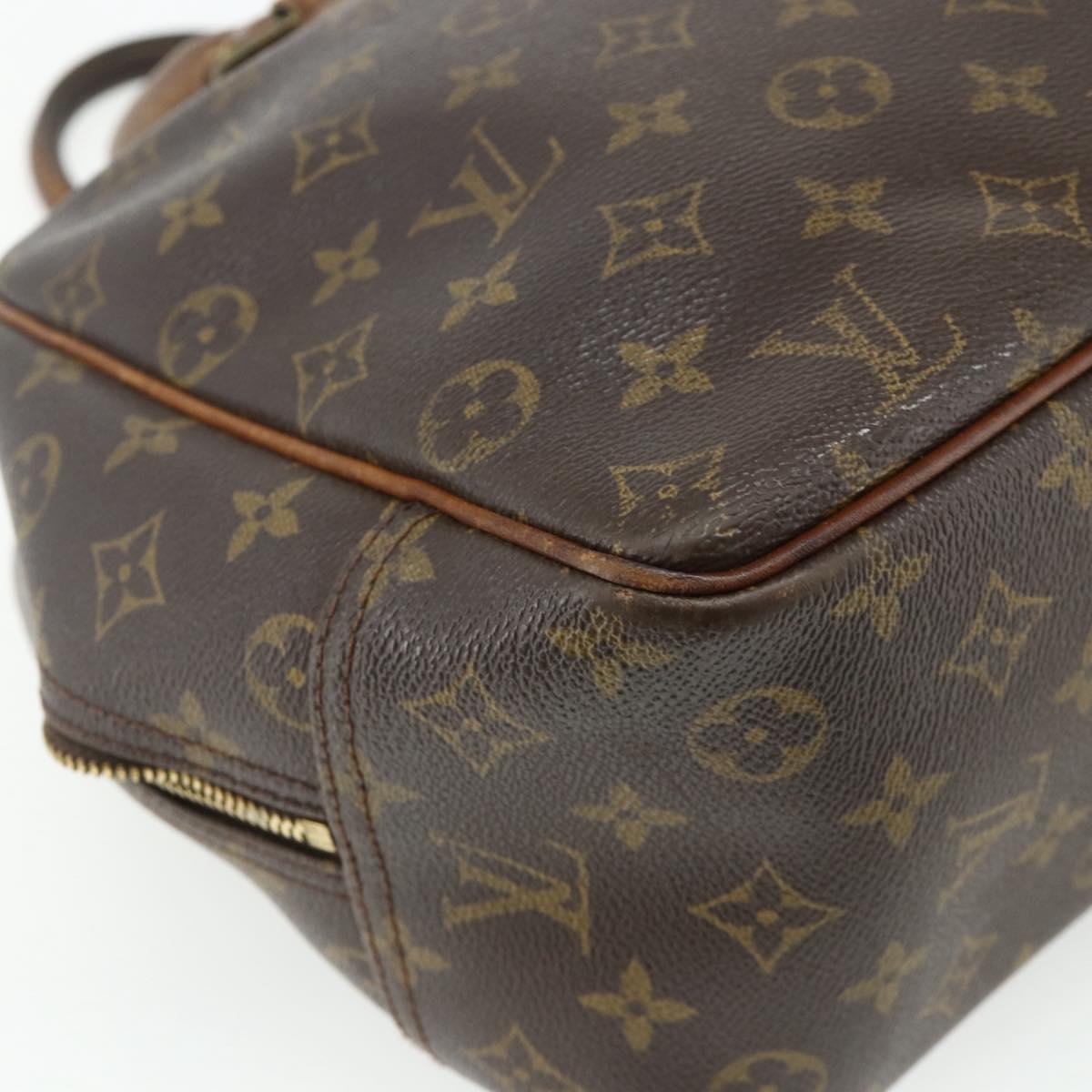 LOUIS VUITTON Monogram Deauville Hand Bag M47270 LV Auth 176166