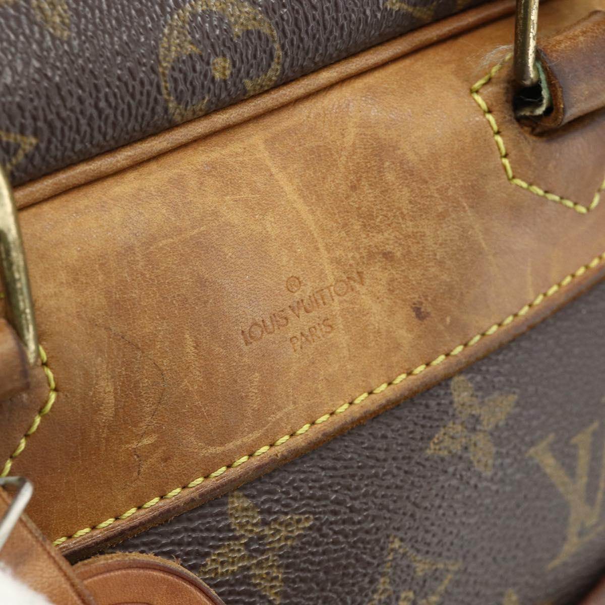 LOUIS VUITTON Monogram Deauville Hand Bag M47270 LV Auth 176166