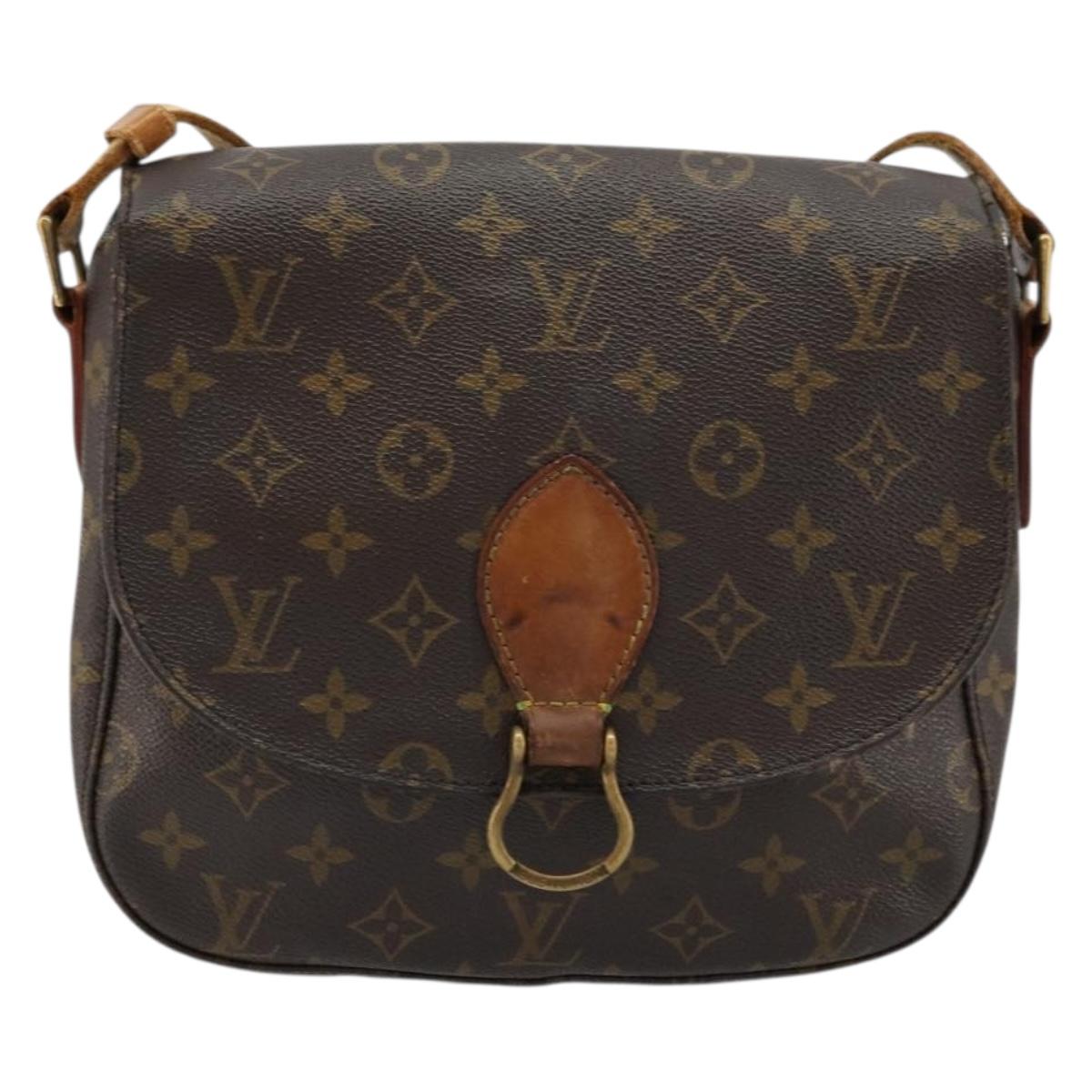 LOUIS VUITTON Monogram Saint Cloud GM Shoulder Bag M51242 LV Auth 176167