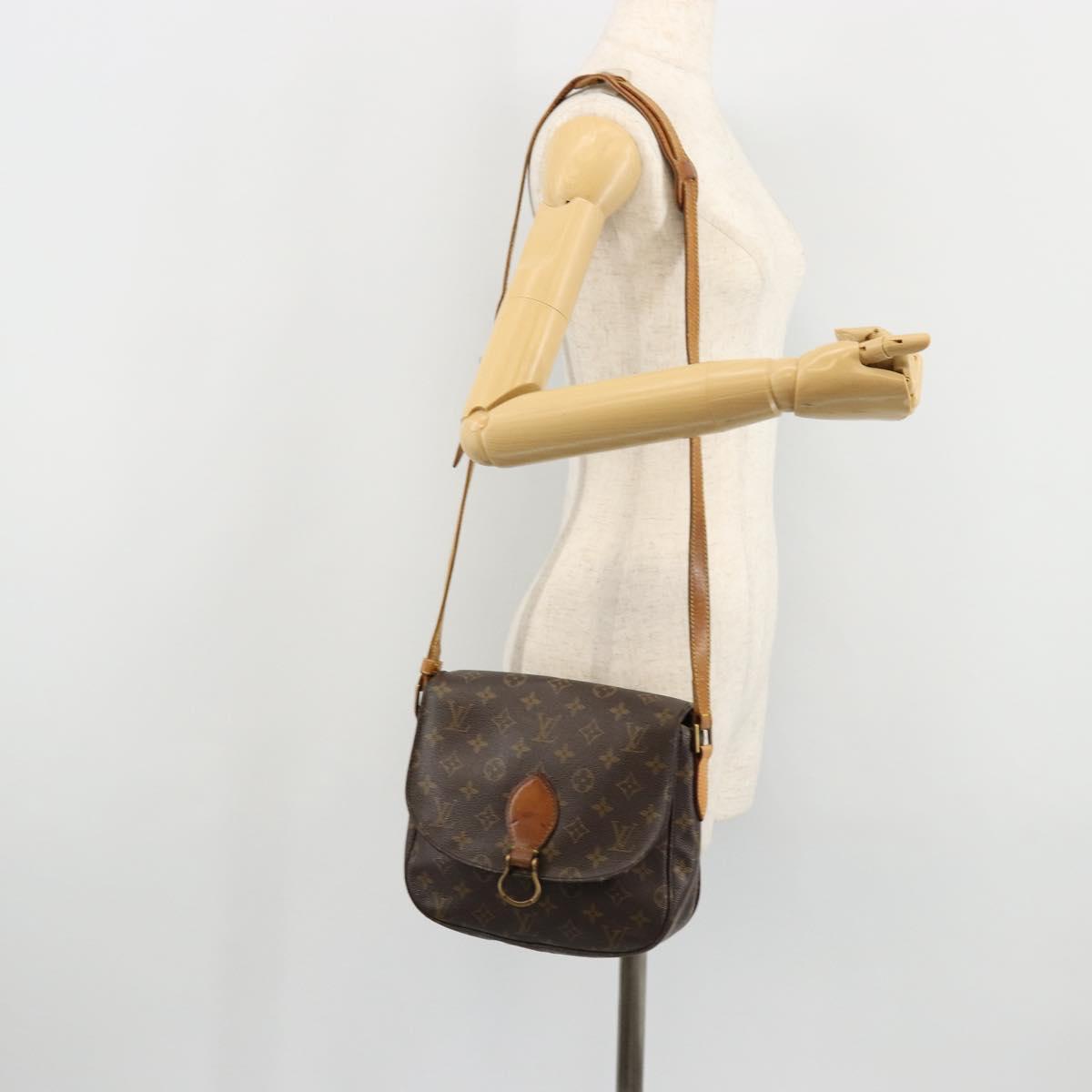 LOUIS VUITTON Monogram Saint Cloud GM Shoulder Bag M51242 LV Auth 176167
