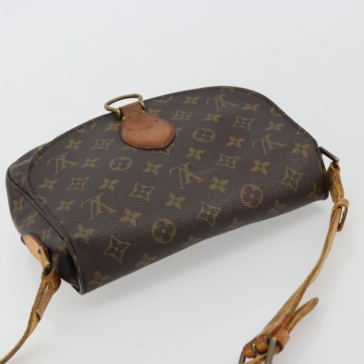 LOUIS VUITTON Monogram Saint Cloud GM Shoulder Bag M51242 LV Auth 176167