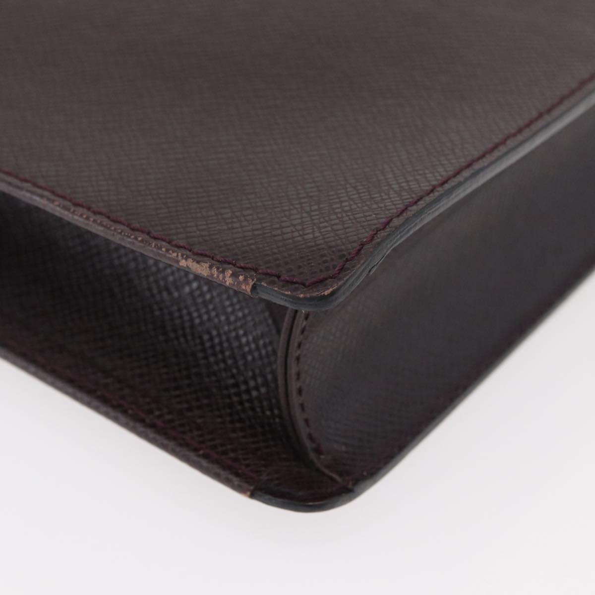 LOUIS VUITTON Taiga Serviette Kourad Business Bag Acajou M30076 LV Auth 176179