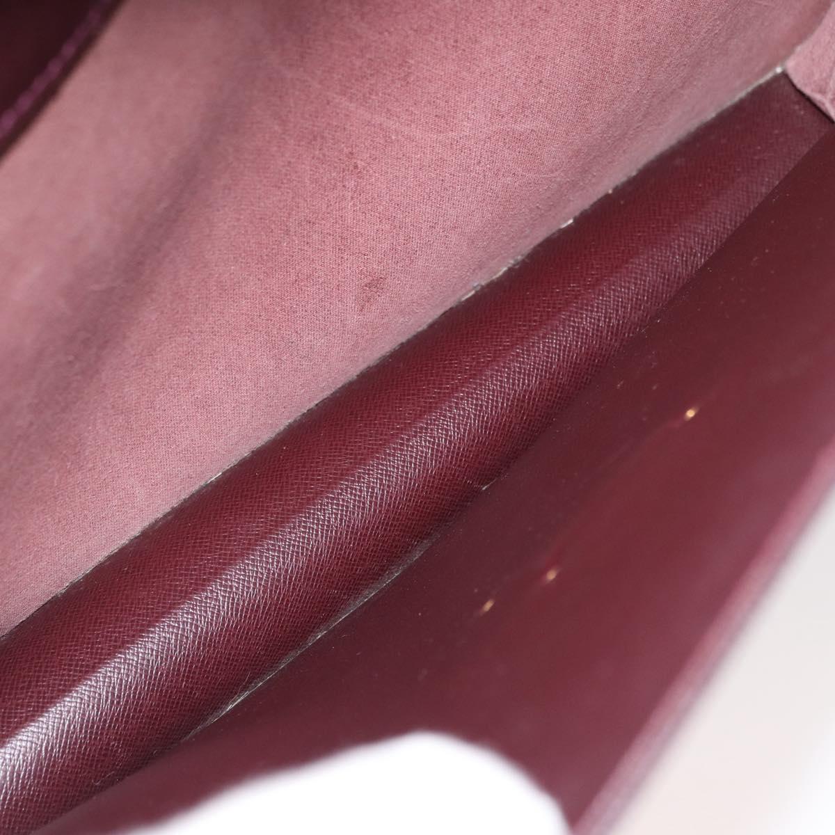 LOUIS VUITTON Taiga Serviette Kourad Business Bag Acajou M30076 LV Auth 176179