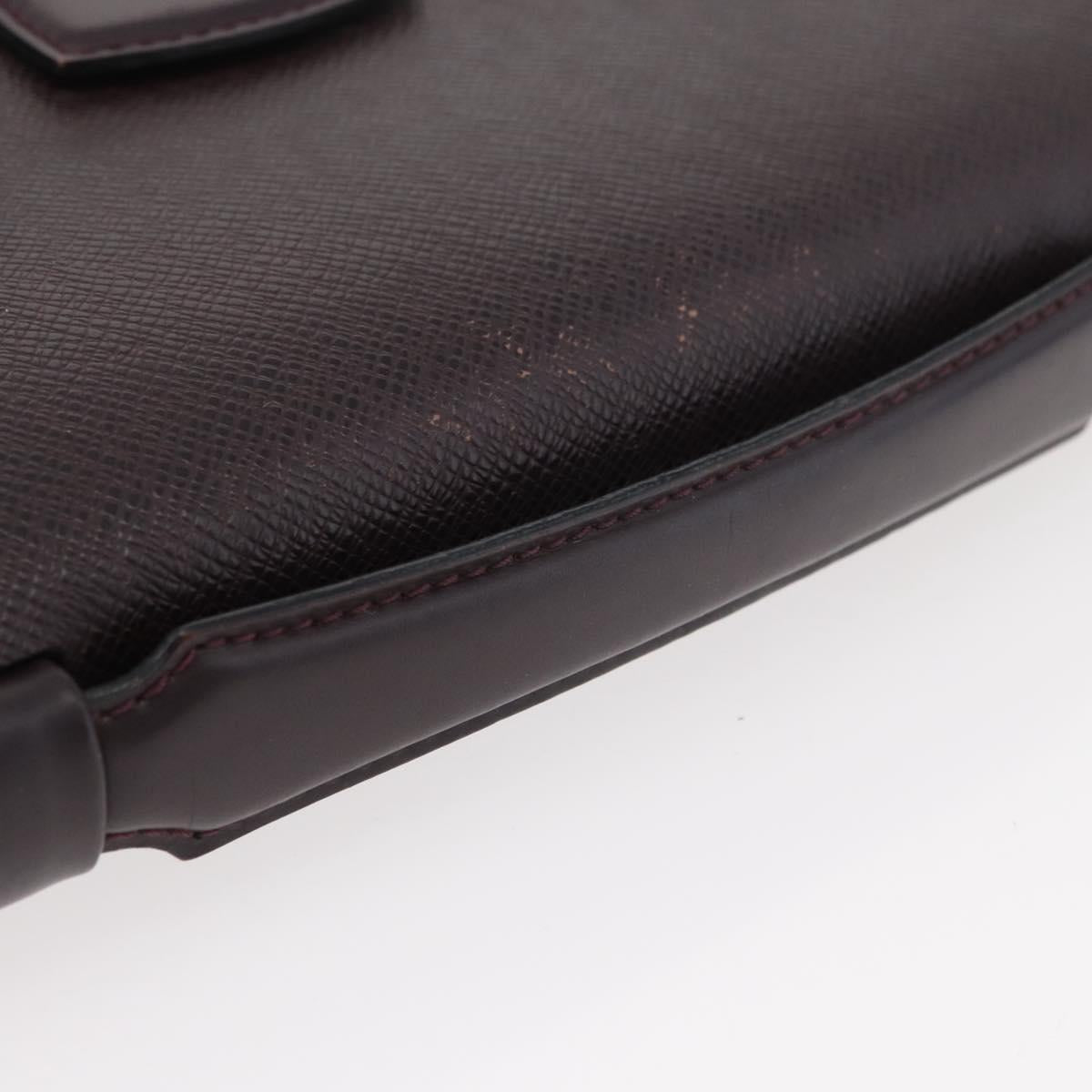 LOUIS VUITTON Taiga Serviette Kourad Business Bag Acajou M30076 LV Auth 176179