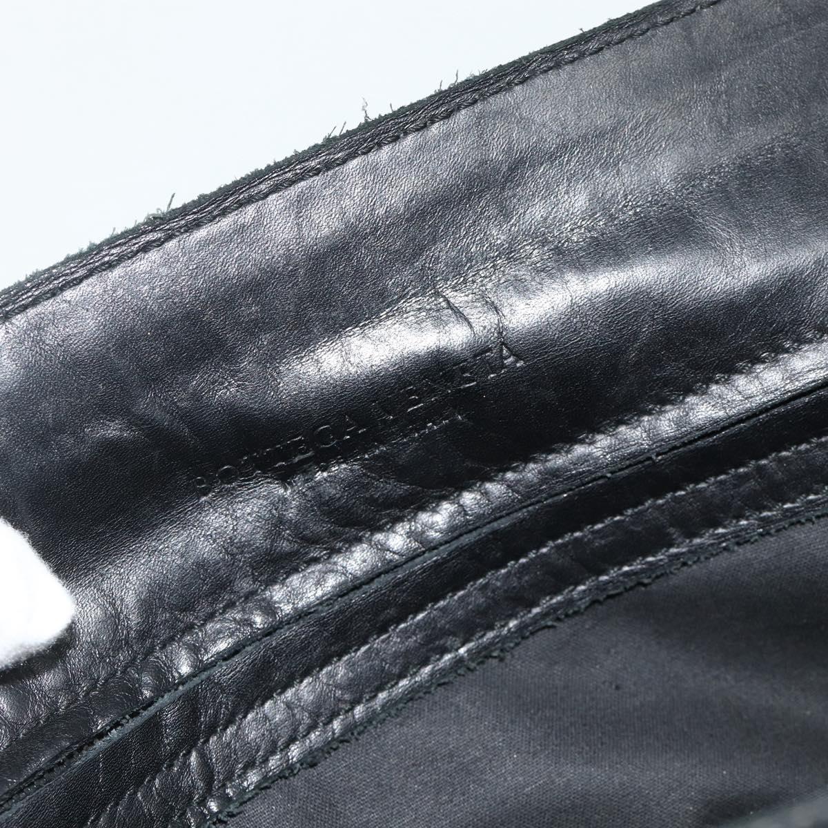 BOTTEGA VENETA INTRECCIATO Business Bag Leather Black 155172 Auth 176192
