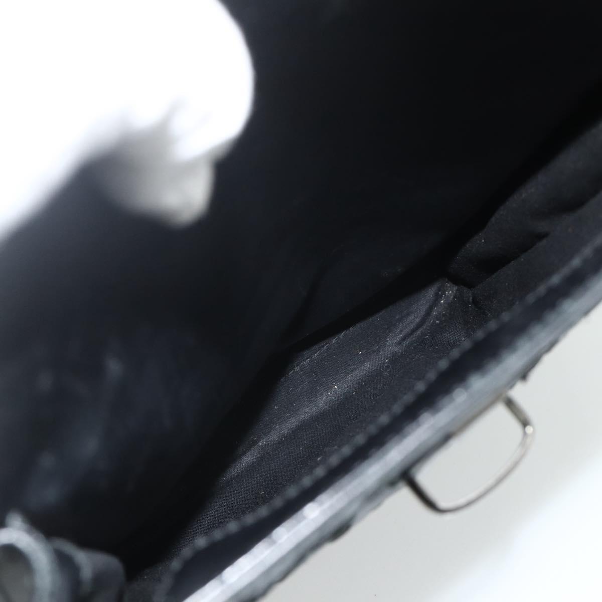 BOTTEGA VENETA INTRECCIATO Business Bag Leather Black 155172 Auth 176192