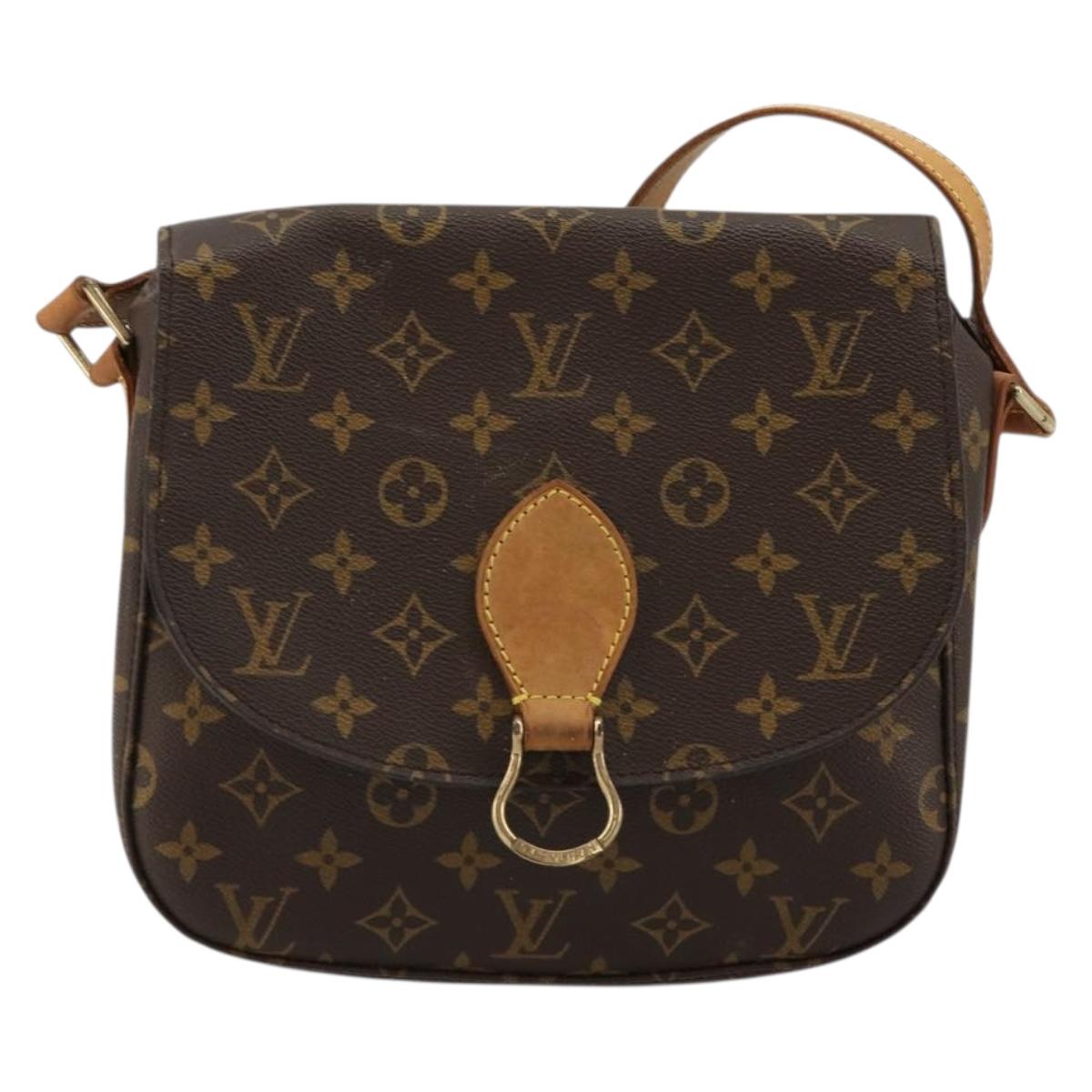LOUIS VUITTON Monogram Saint Cloud GM Shoulder Bag M51242 LV Auth 176204