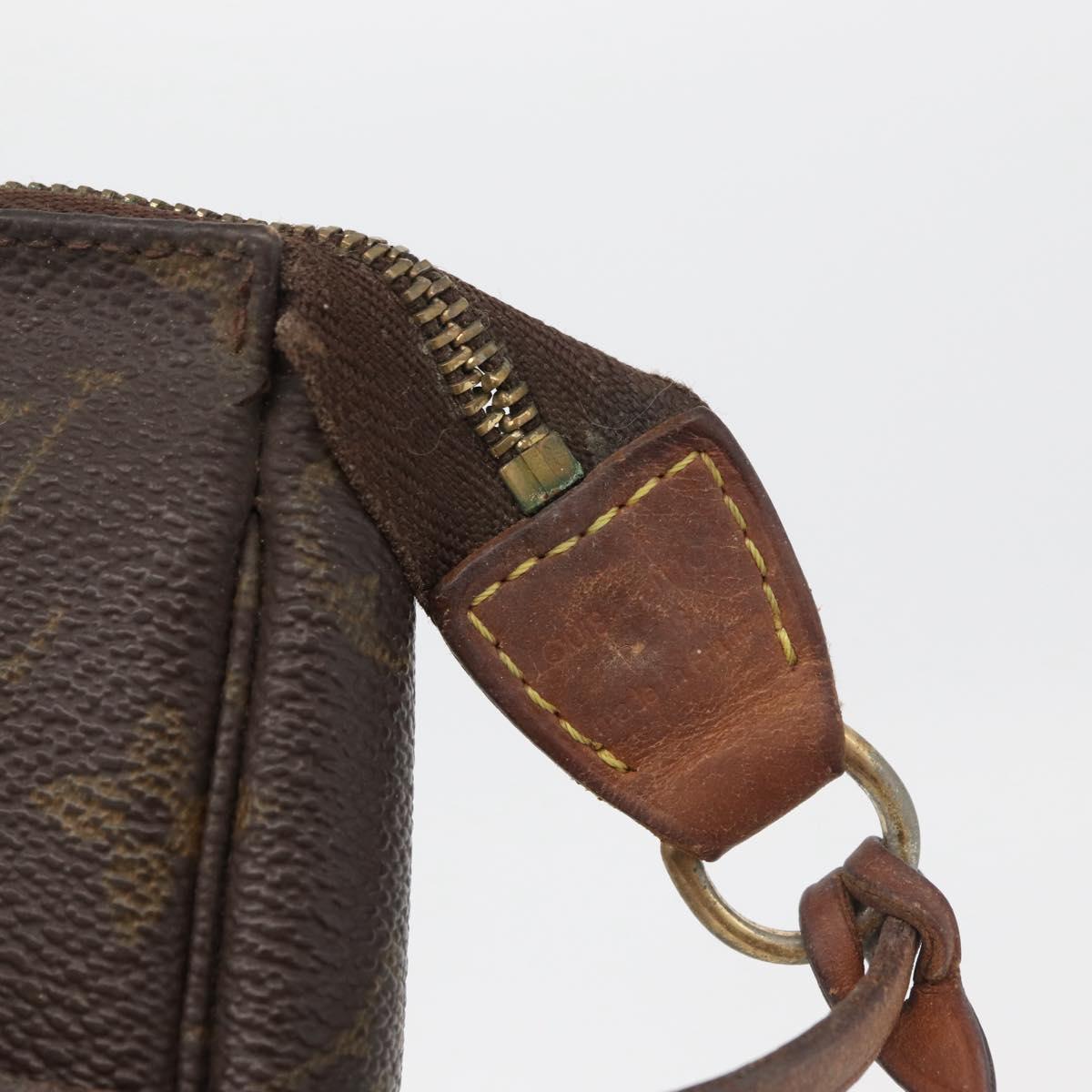 LOUIS VUITTON Monogram Pochette Accessoires Pouch M51980 LV Auth 176209