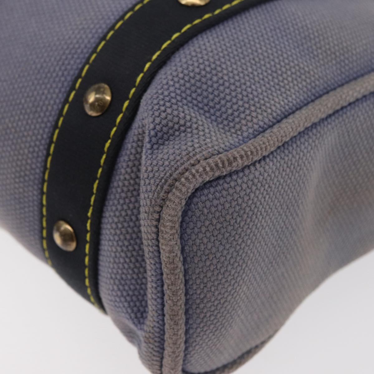 LOUIS VUITTON Antigua Cabas MM Tote Bag Blue M40087 LV Auth 176246