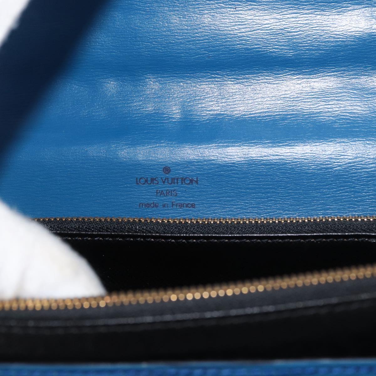 LOUIS VUITTON Epi Concorde Hand Bag Blue M52135 LV Auth 176249