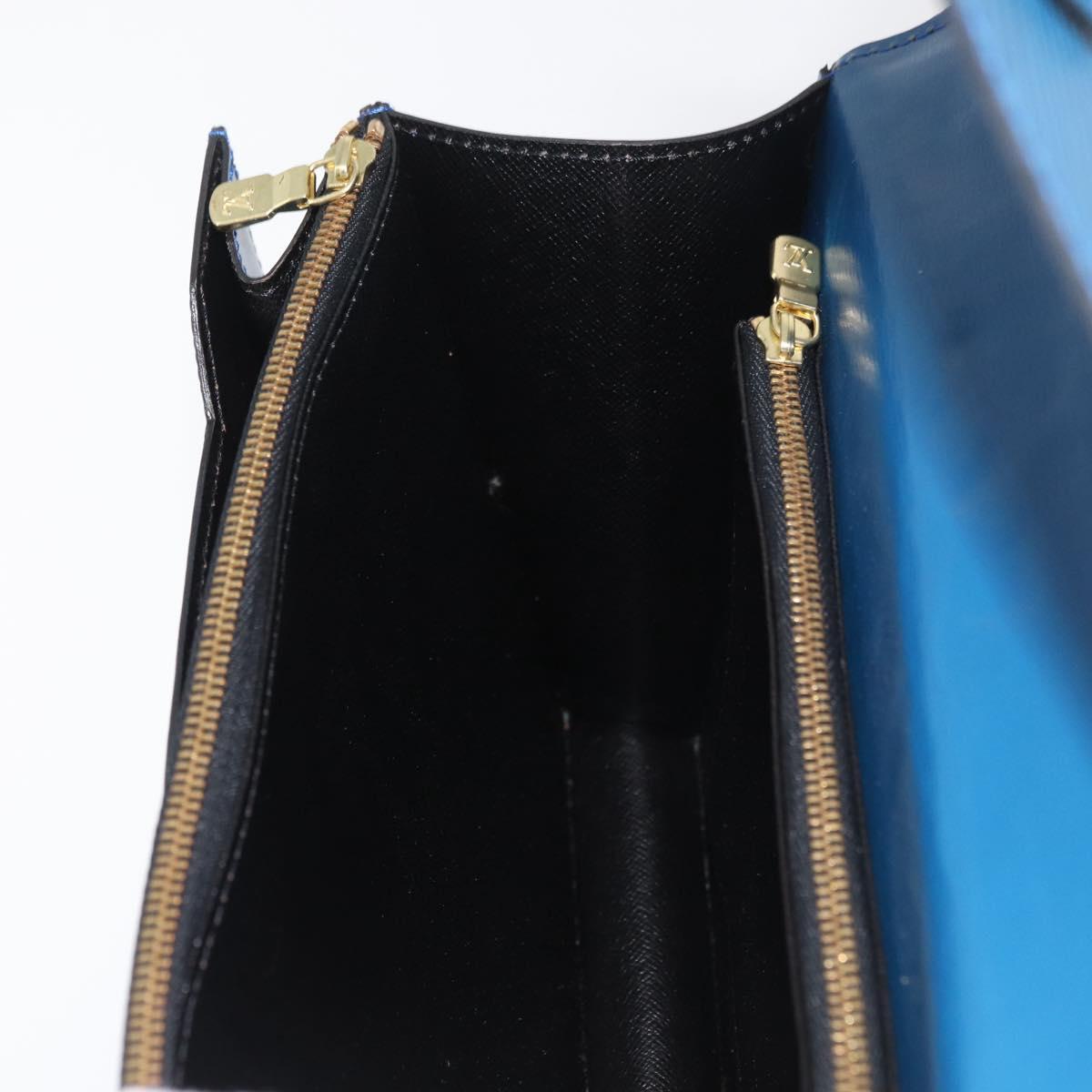 LOUIS VUITTON Epi Concorde Hand Bag Blue M52135 LV Auth 176249