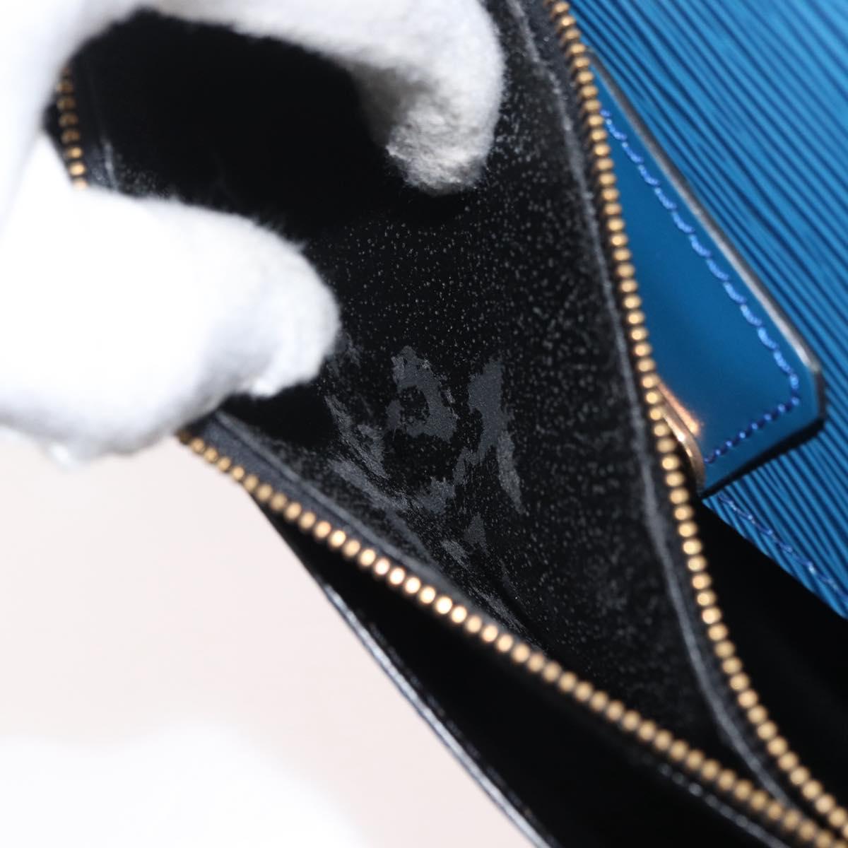 LOUIS VUITTON Epi Concorde Hand Bag Blue M52135 LV Auth 176249