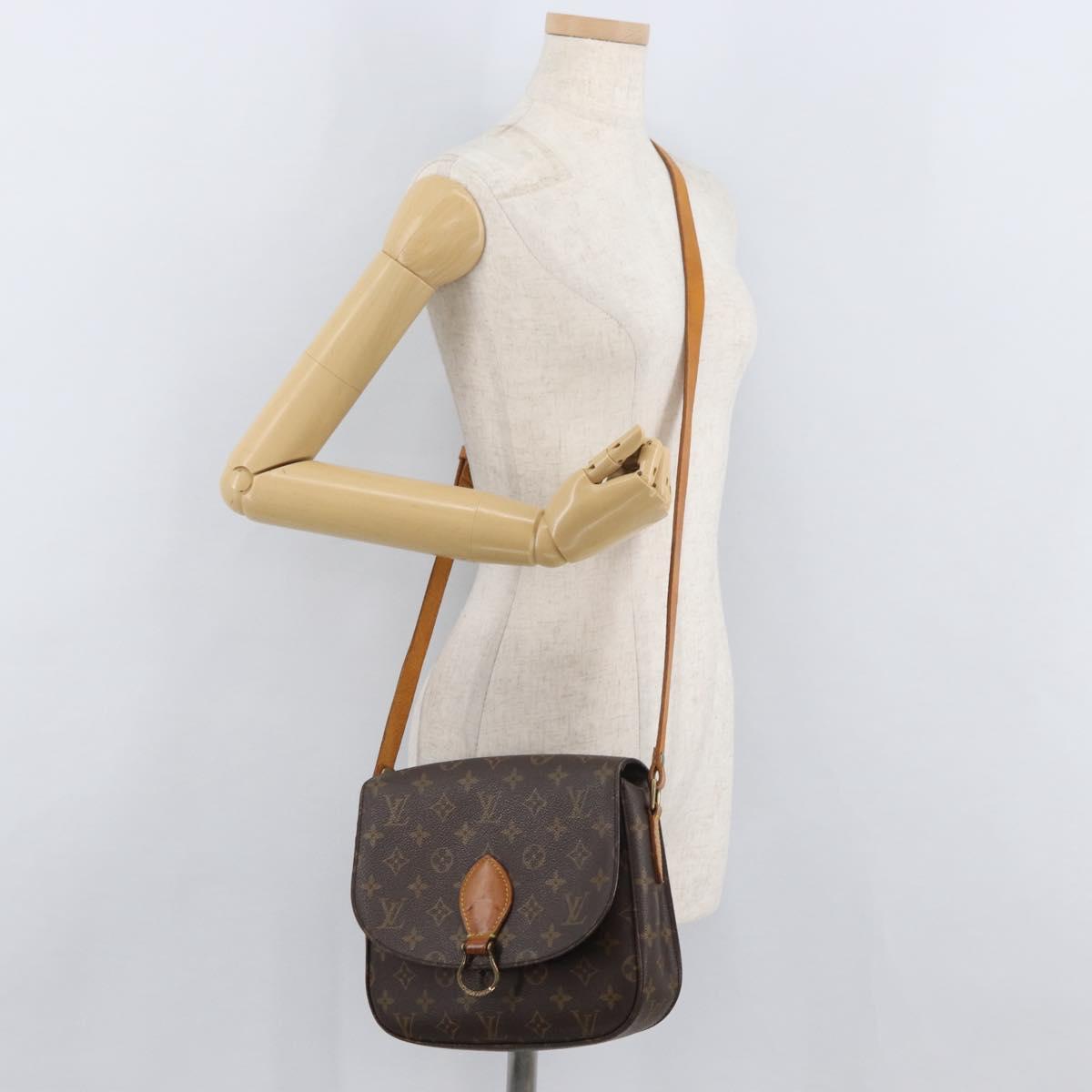 LOUIS VUITTON Monogram Saint Cloud GM Shoulder Bag M51242 LV Auth 176282
