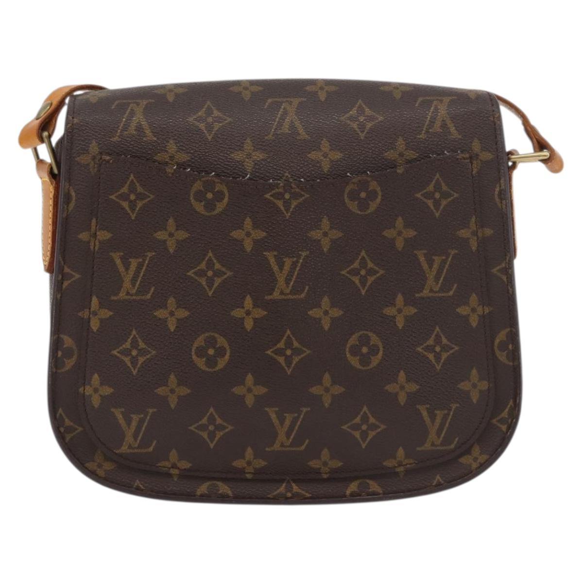LOUIS VUITTON Monogram Saint Cloud GM Shoulder Bag M51242 LV Auth 176282