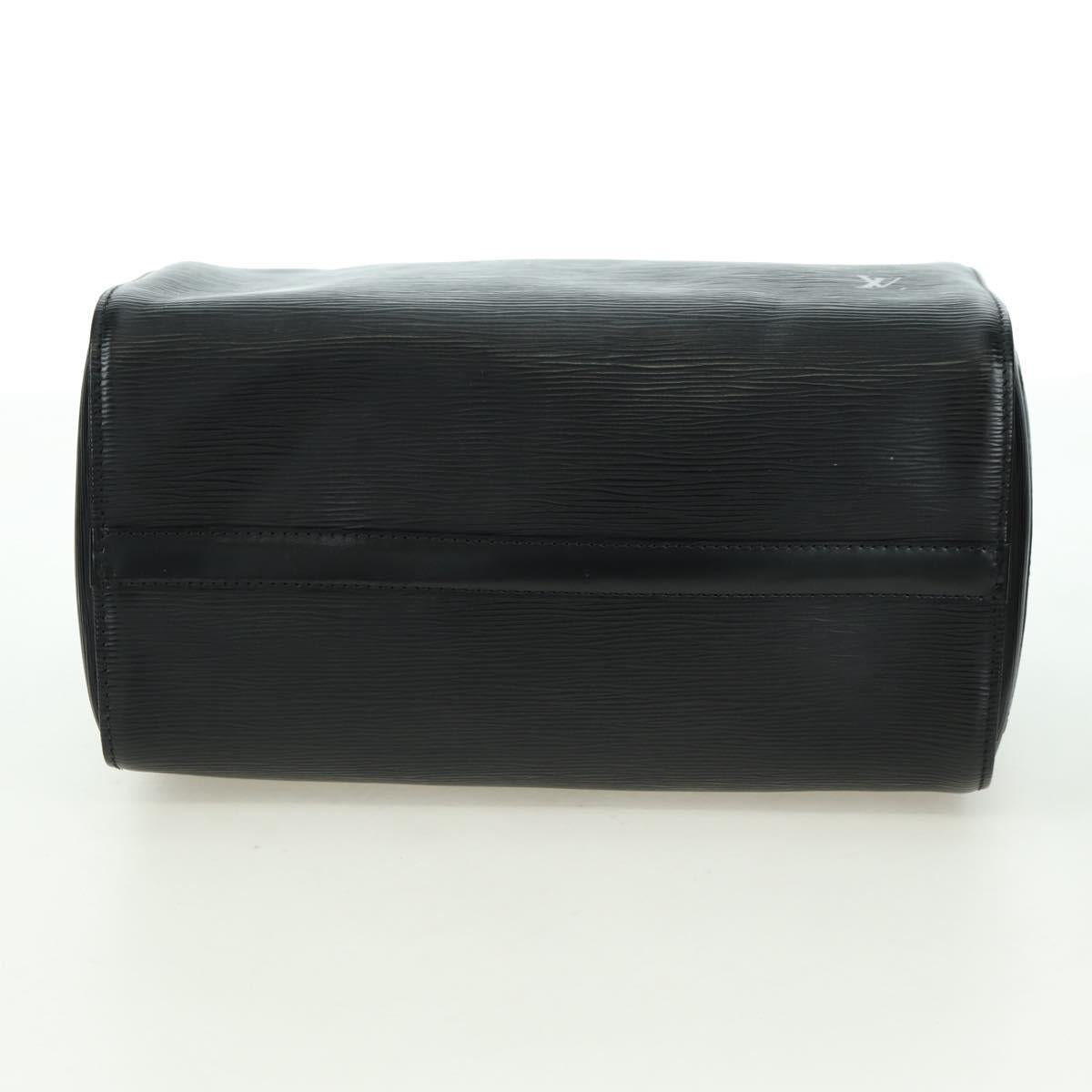 LOUIS VUITTON Epi Speedy 30 Hand Bag Noir Black M43002 LV Auth 176283SAV
