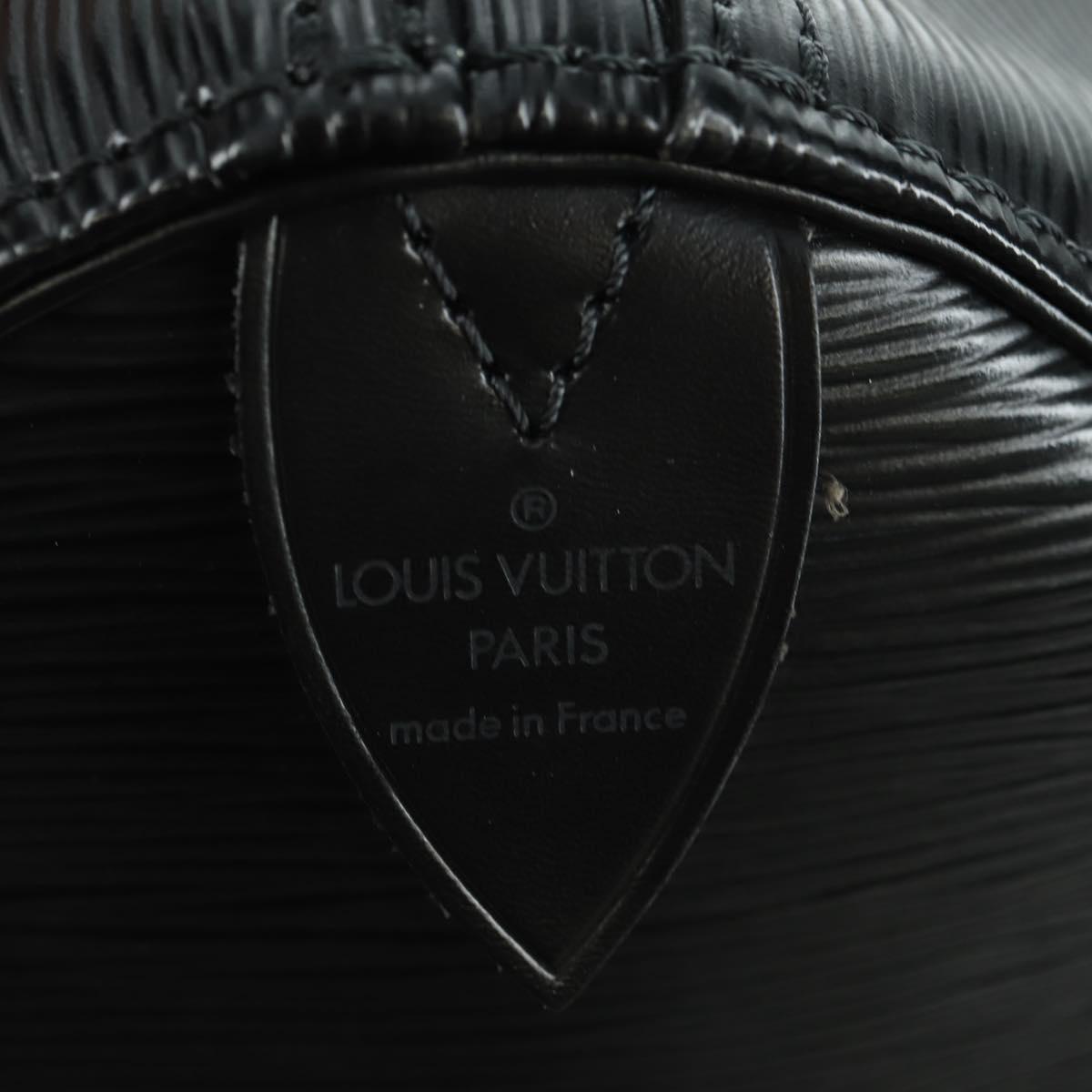 LOUIS VUITTON Epi Speedy 30 Hand Bag Noir Black M43002 LV Auth 176283SAV