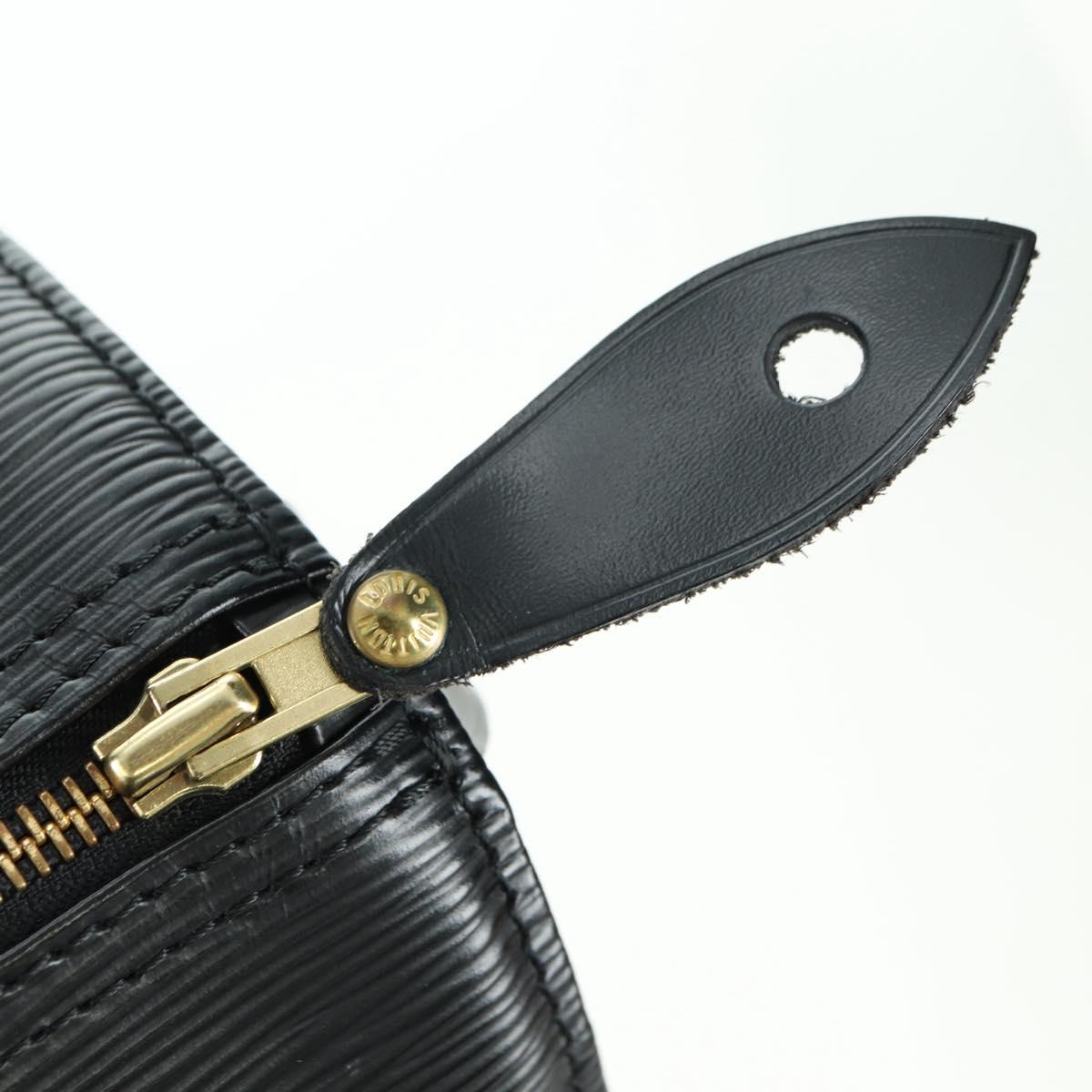 LOUIS VUITTON Epi Speedy 30 Hand Bag Noir Black M43002 LV Auth 176283SAV