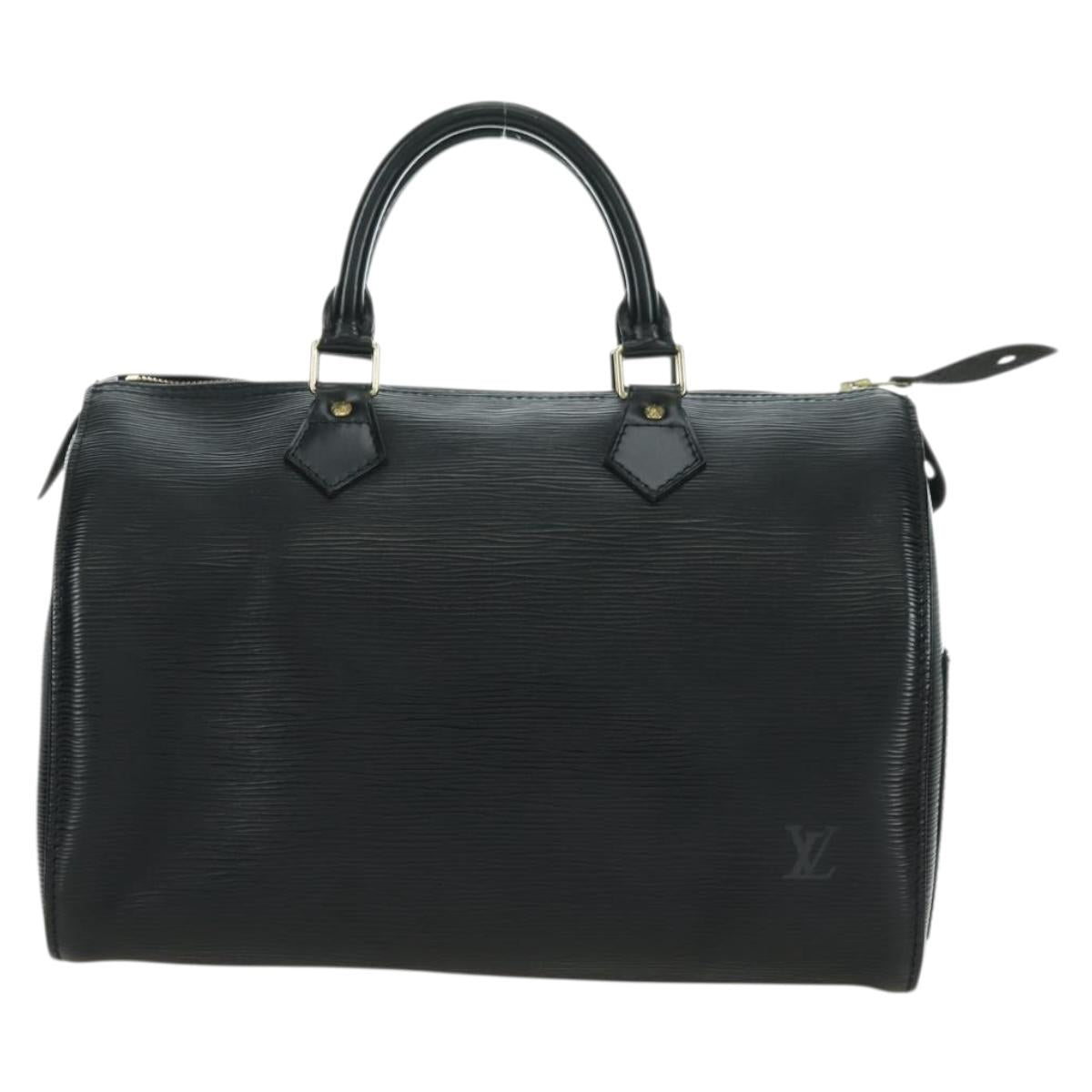 LOUIS VUITTON Epi Speedy 30 Hand Bag Noir Black M43002 LV Auth 176283SAV