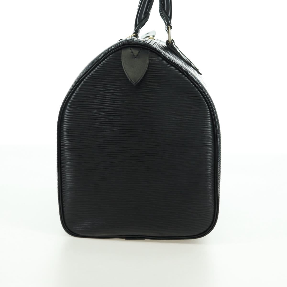 LOUIS VUITTON Epi Speedy 30 Hand Bag Noir Black M43002 LV Auth 176283SAV