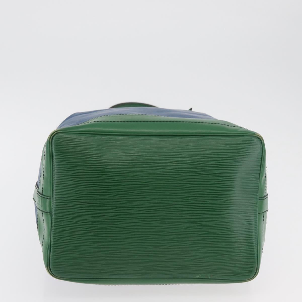 LOUIS VUITTON Epi Noe Shoulder Bag Bicolor Green Blue M44044 LV Auth 176285