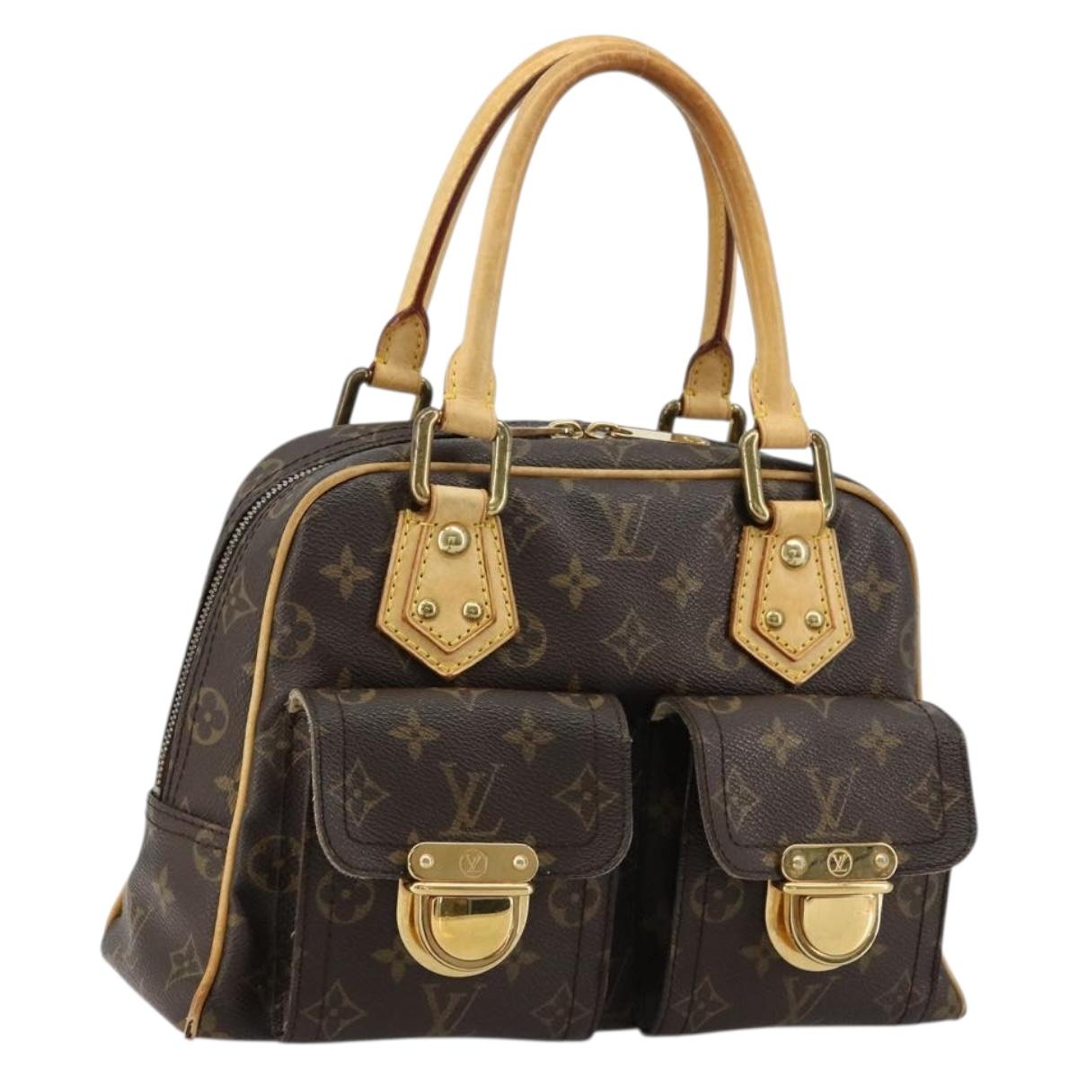 LOUIS VUITTON Monogram Manhattan PM Hand Bag M40026 LV Auth 176295