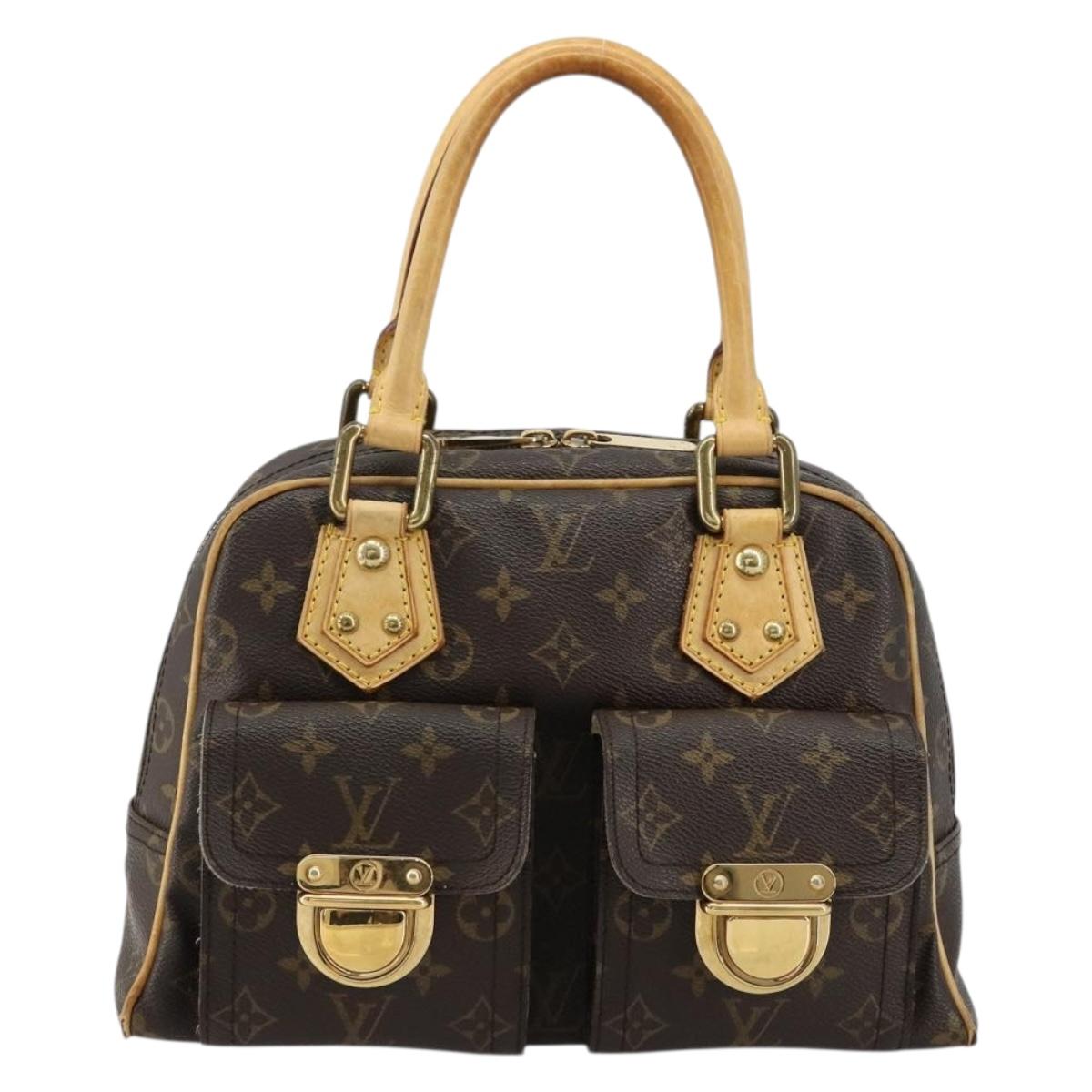 LOUIS VUITTON Monogram Manhattan PM Hand Bag M40026 LV Auth 176295