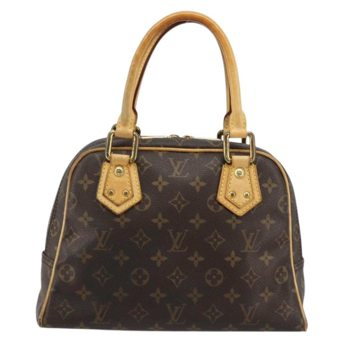 LOUIS VUITTON Monogram Manhattan PM Hand Bag M40026 LV Auth 176295