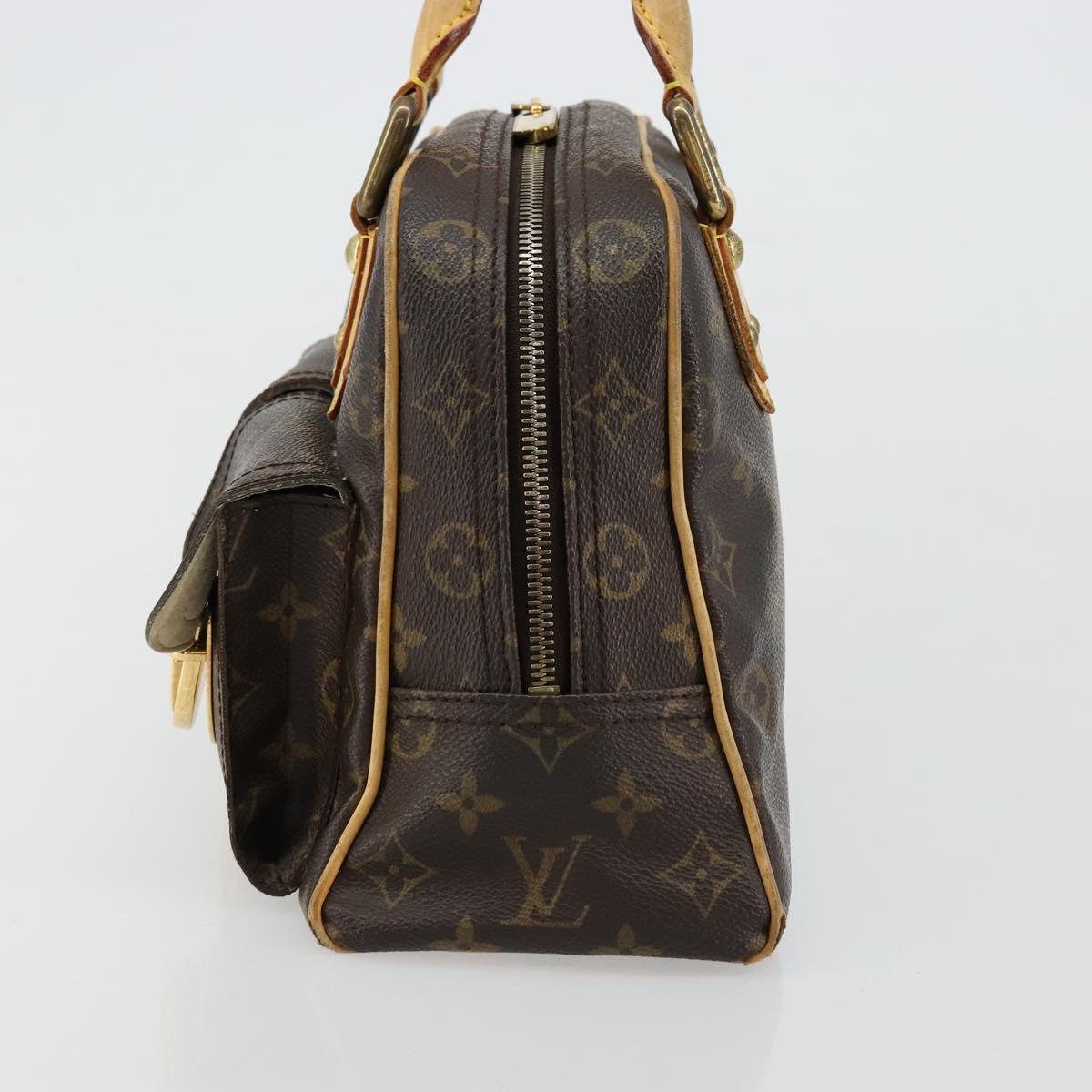LOUIS VUITTON Monogram Manhattan PM Hand Bag M40026 LV Auth 176295