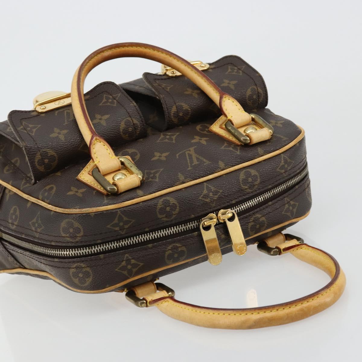 LOUIS VUITTON Monogram Manhattan PM Hand Bag M40026 LV Auth 176295