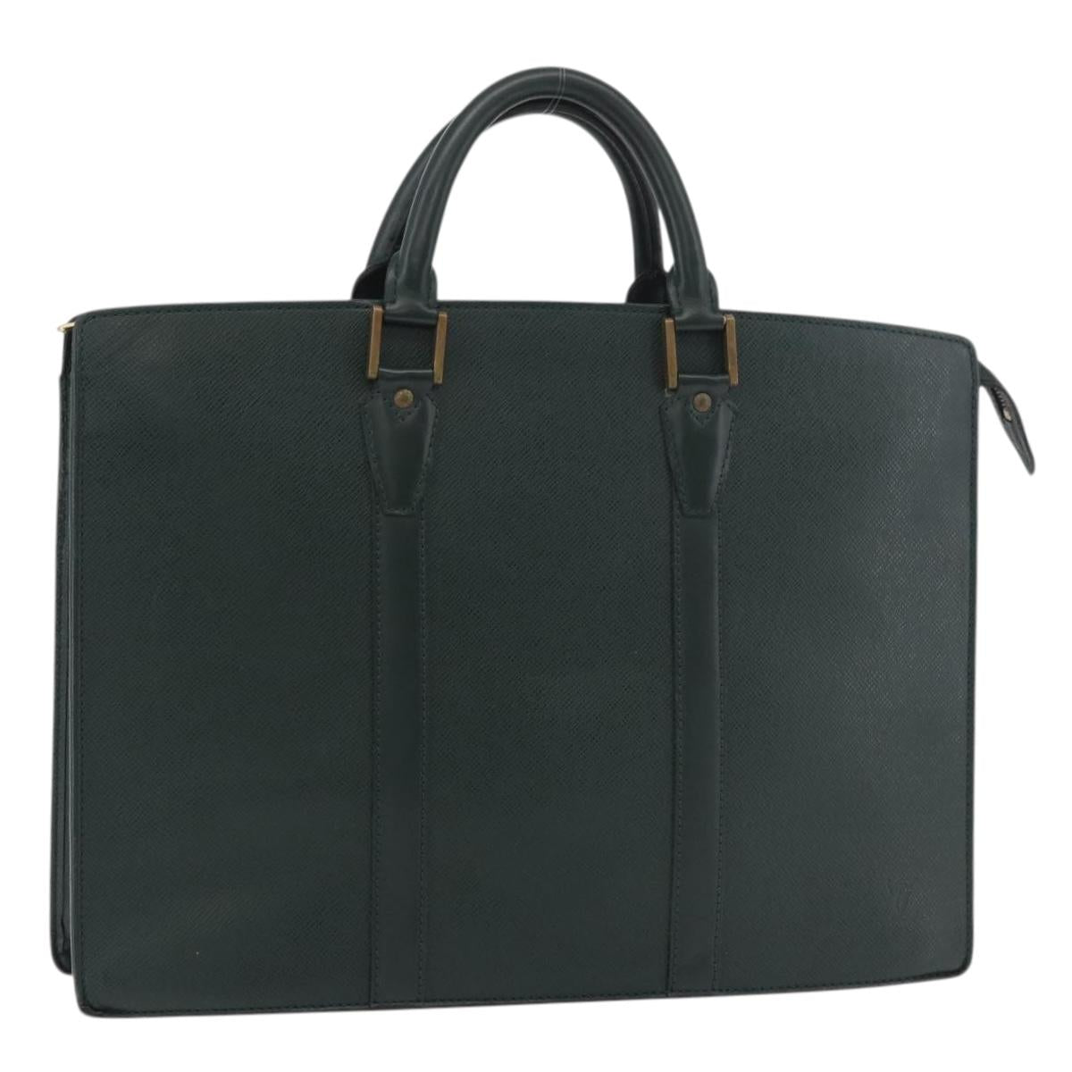 LOUIS VUITTON Taiga Porte Documents Rozan Bag Epicea M30054 LV Auth 176307