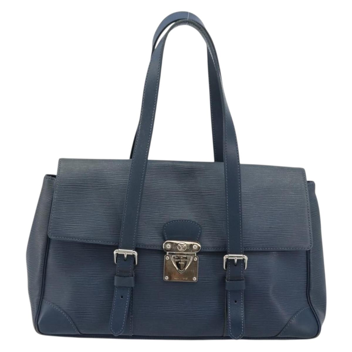 LOUIS VUITTON Epi Segur MM Hand Bag Myrtille M5886G LV Auth 176309