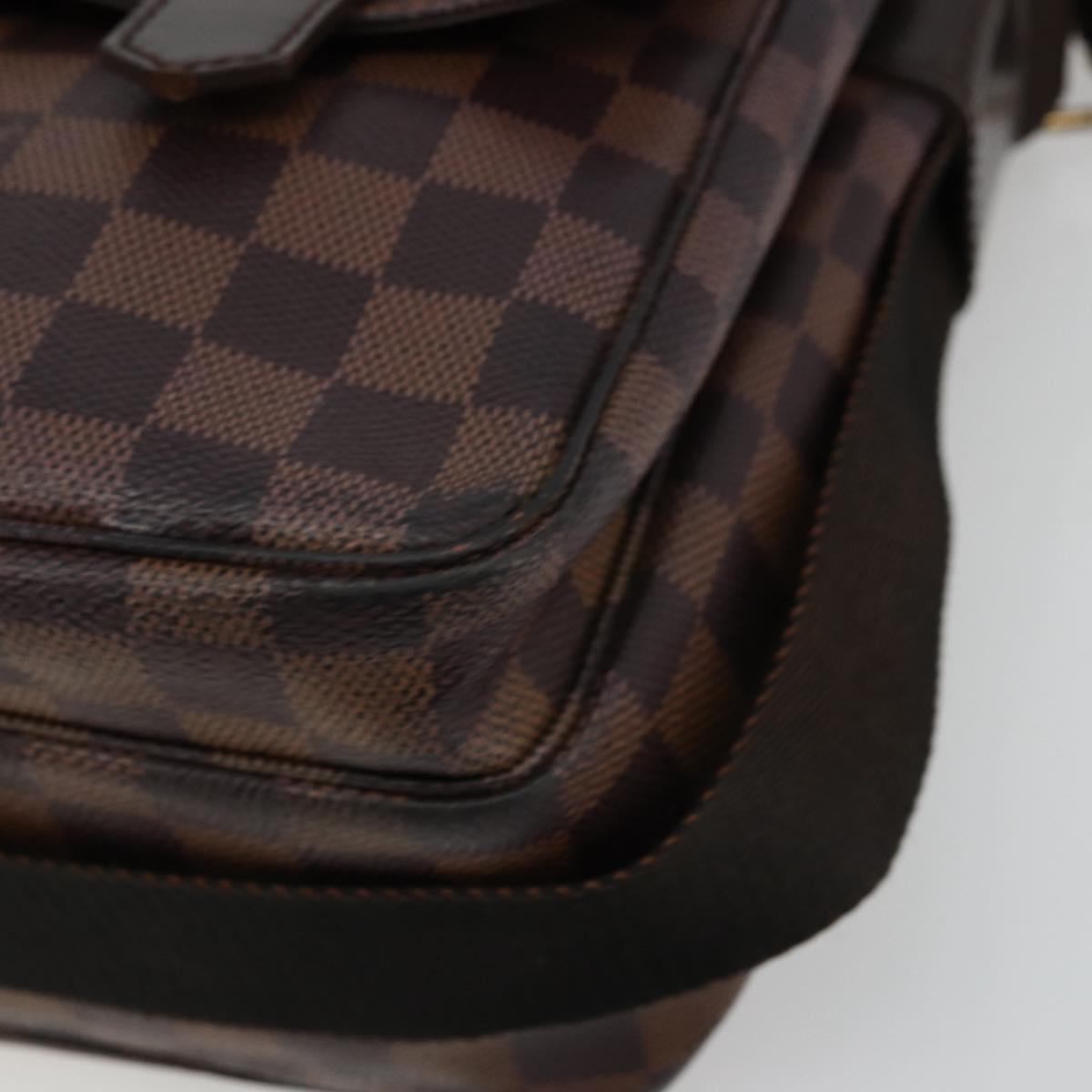LOUIS VUITTON Damier Ebene Broadway Shoulder Bag N42270 LV Auth 176312