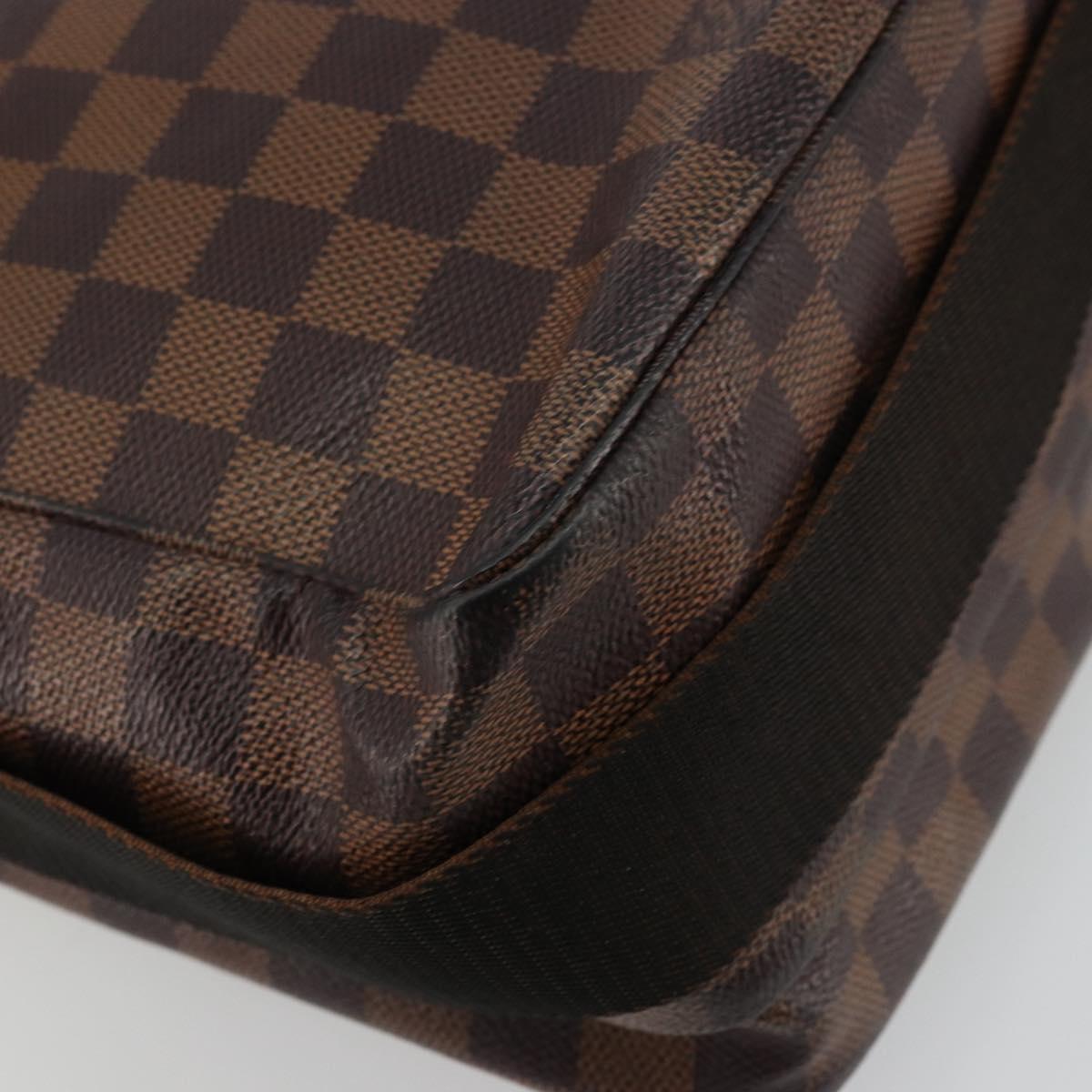 LOUIS VUITTON Damier Ebene Broadway Shoulder Bag N42270 LV Auth 176312