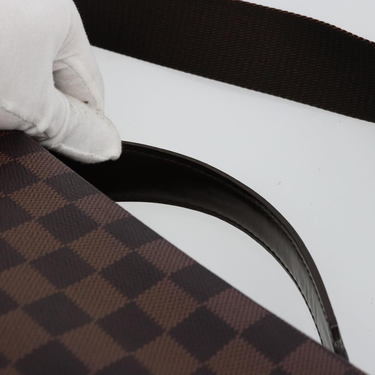LOUIS VUITTON Damier Ebene Broadway Shoulder Bag N42270 LV Auth 176312
