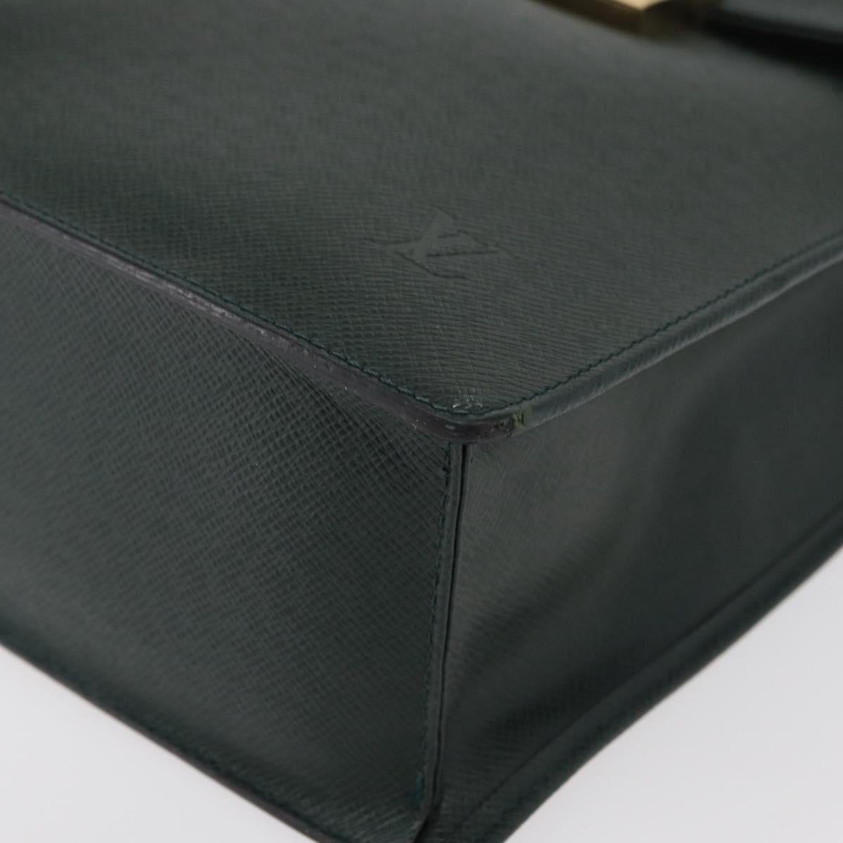 LOUIS VUITTON Taiga Serviette Kazan Business Bag Epicea M30804 LV Auth 176318