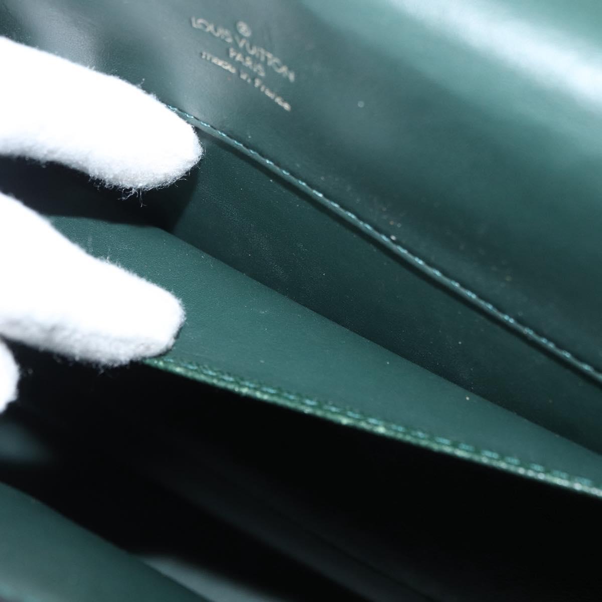 LOUIS VUITTON Taiga Serviette Kazan Business Bag Epicea M30804 LV Auth 176318