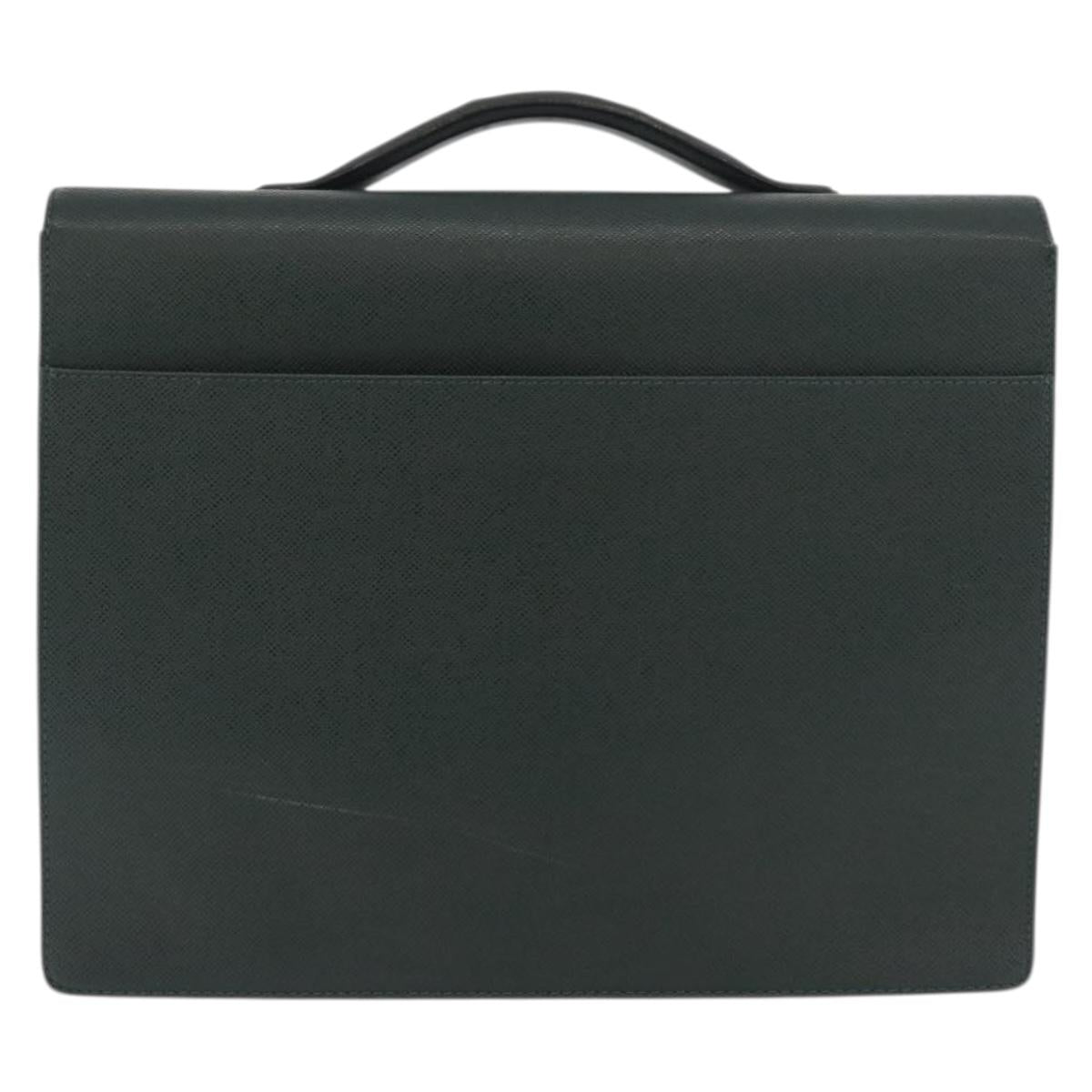 LOUIS VUITTON Taiga Serviette Kazan Business Bag Epicea M30804 LV Auth 176318