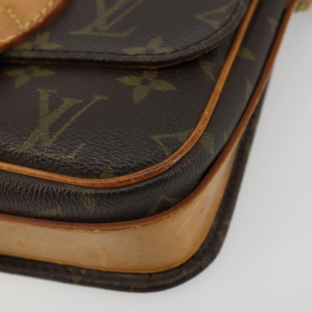 LOUIS VUITTON Monogram Cartouchiere PM Shoulder Bag M51254 LV Auth 176339