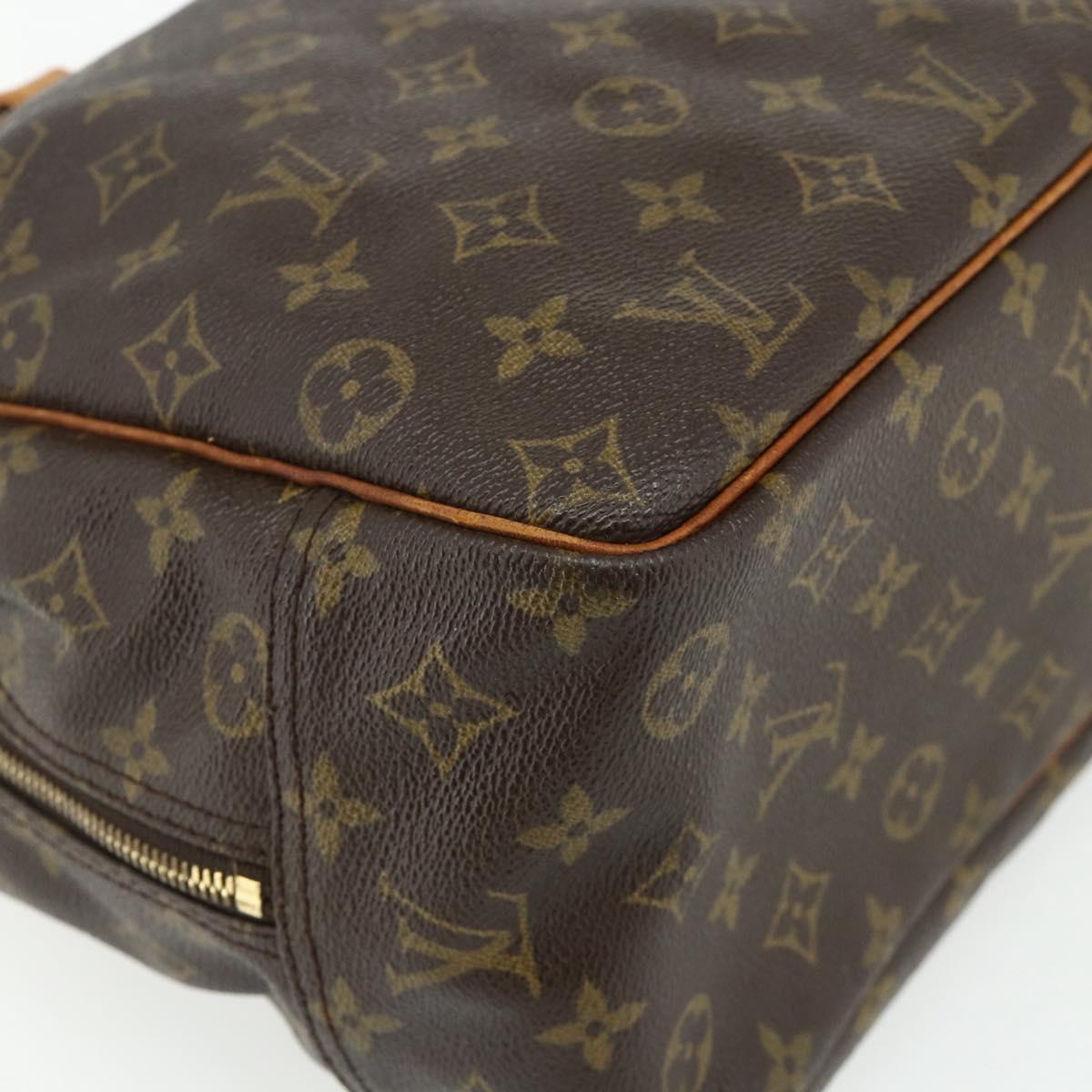 LOUIS VUITTON Monogram Deauville Hand Bag M47270 LV Auth 176342
