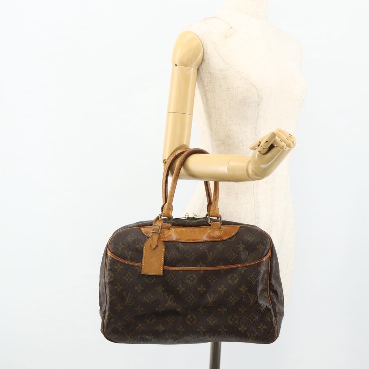 LOUIS VUITTON Monogram Deauville Hand Bag M47270 LV Auth 176342