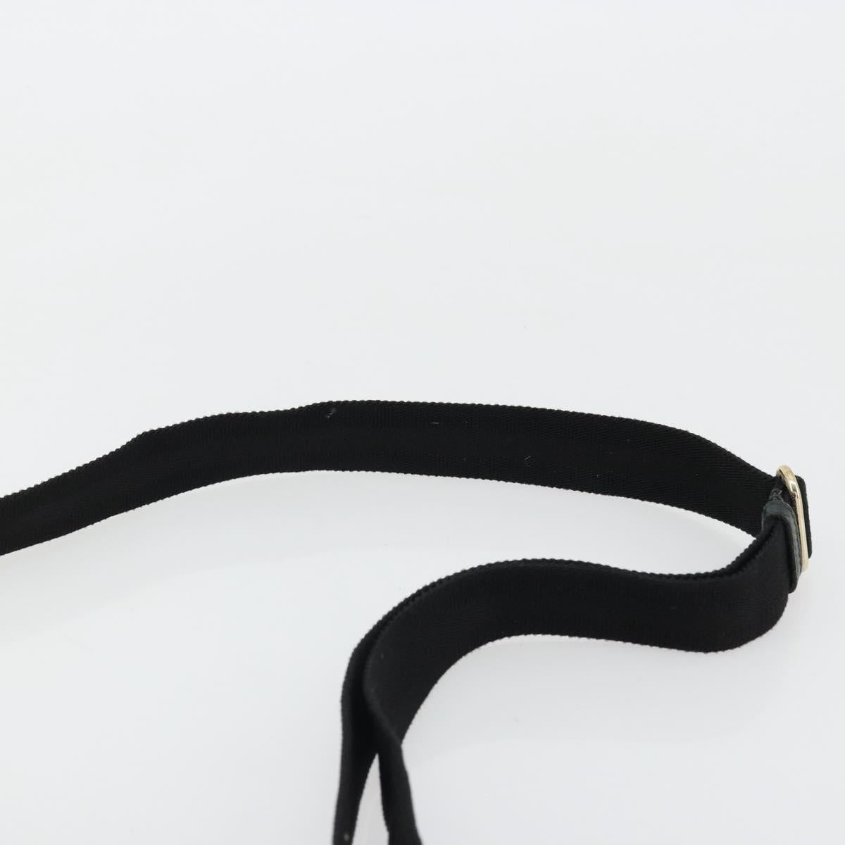 GUCCI GG Crystal Shoulder Bag Coated Canvas Navy Gold 145857 Auth 176367