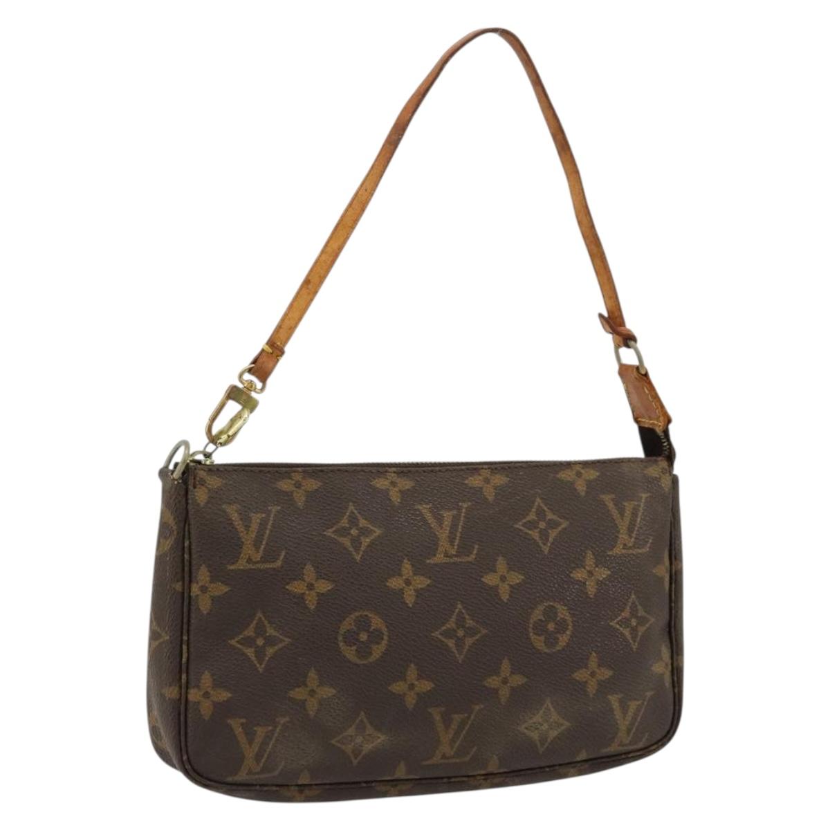 LOUIS VUITTON Monogram Pochette Accessoires Pouch M51980 LV Auth 176379