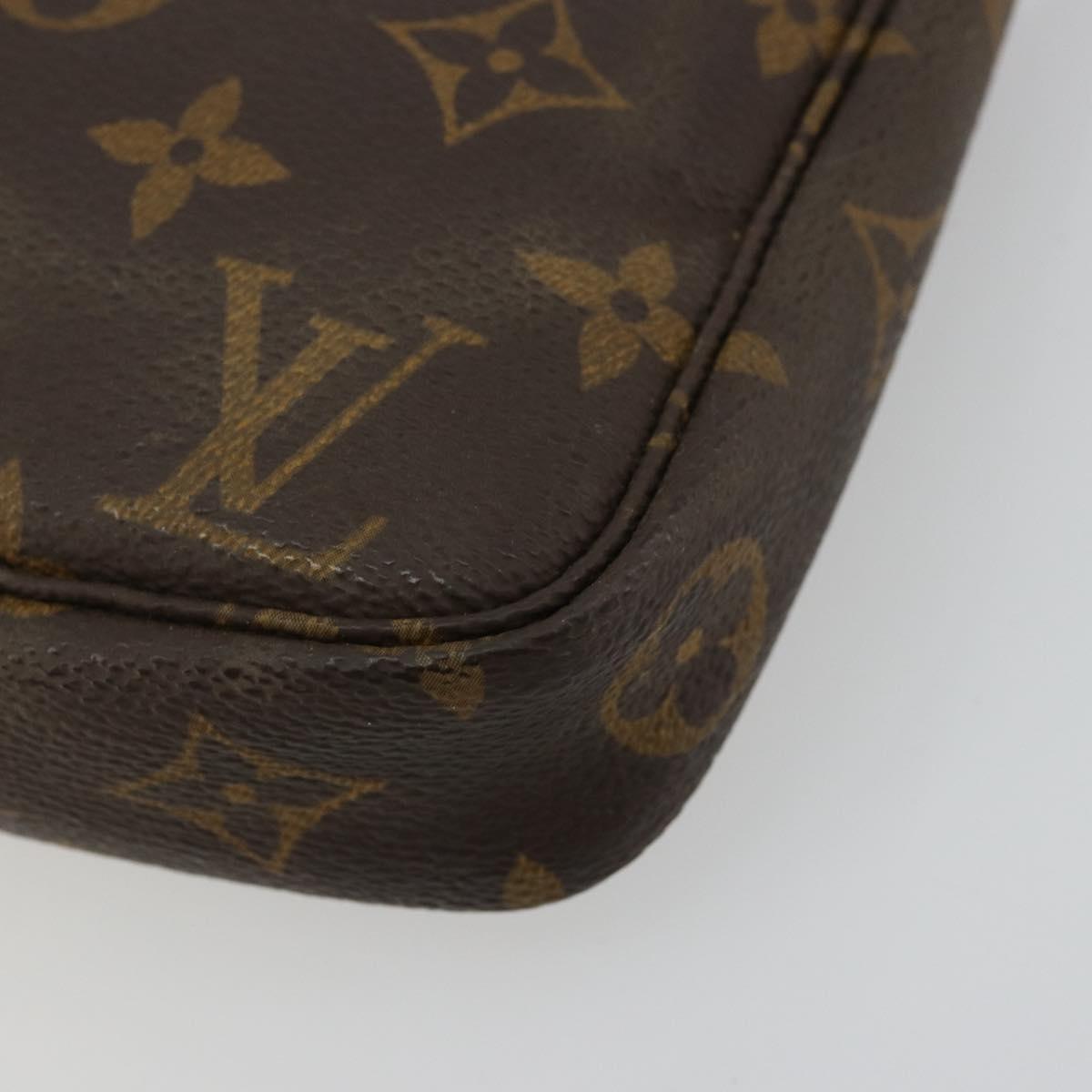 LOUIS VUITTON Monogram Pochette Accessoires Pouch M51980 LV Auth 176379