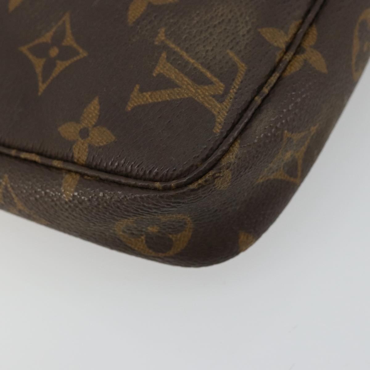 LOUIS VUITTON Monogram Pochette Accessoires Pouch M51980 LV Auth 176379