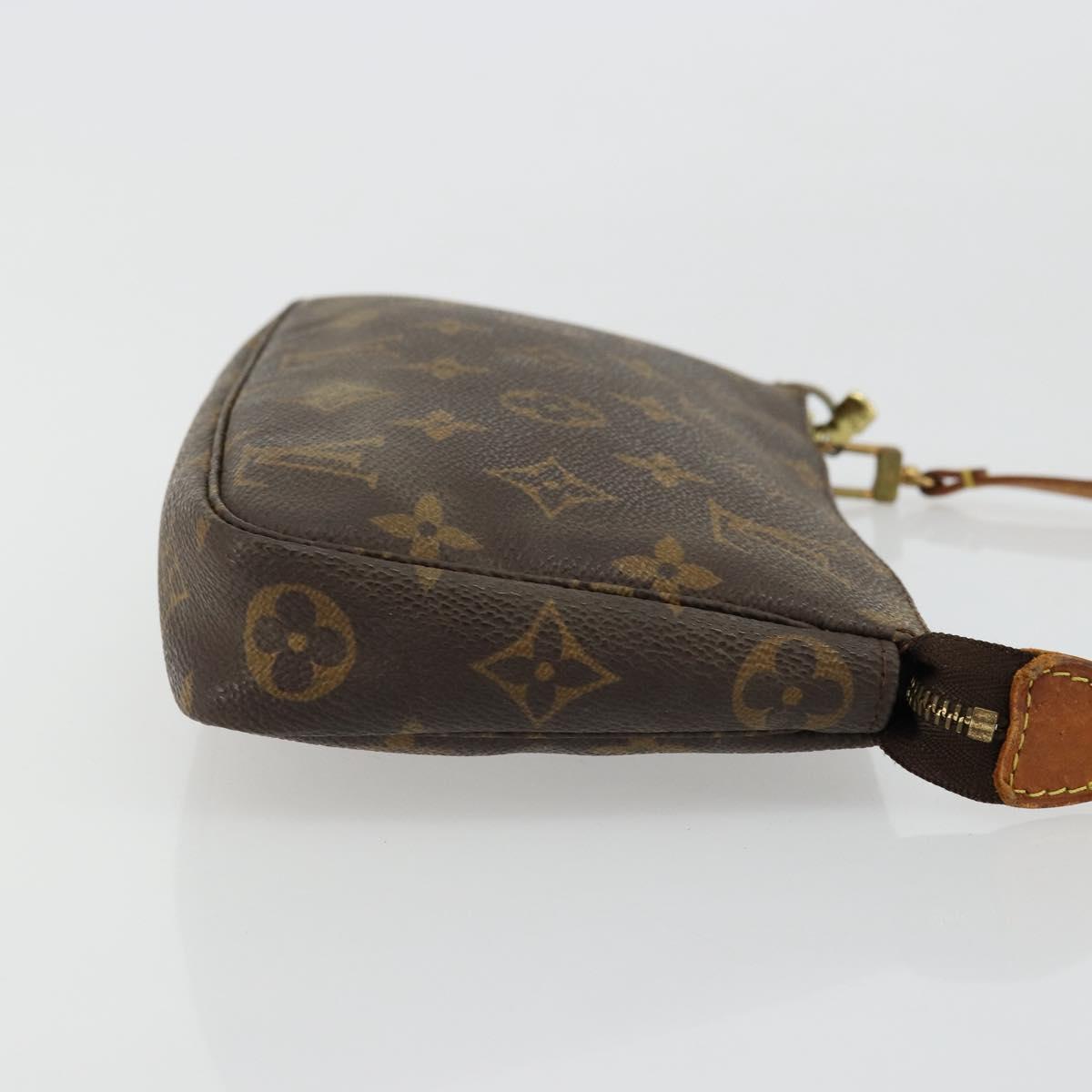 LOUIS VUITTON Monogram Pochette Accessoires Pouch M51980 LV Auth 176379