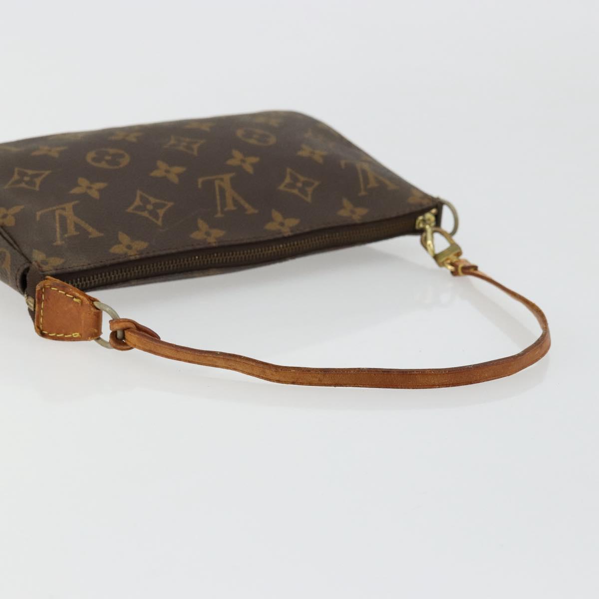 LOUIS VUITTON Monogram Pochette Accessoires Pouch M51980 LV Auth 176379