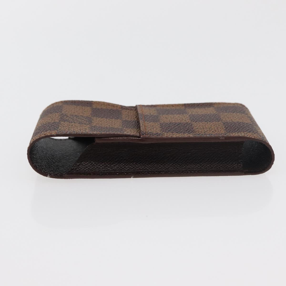 LOUIS VUITTON Damier Ebene Etui Cigarette Case N63024 LV Auth 176385A