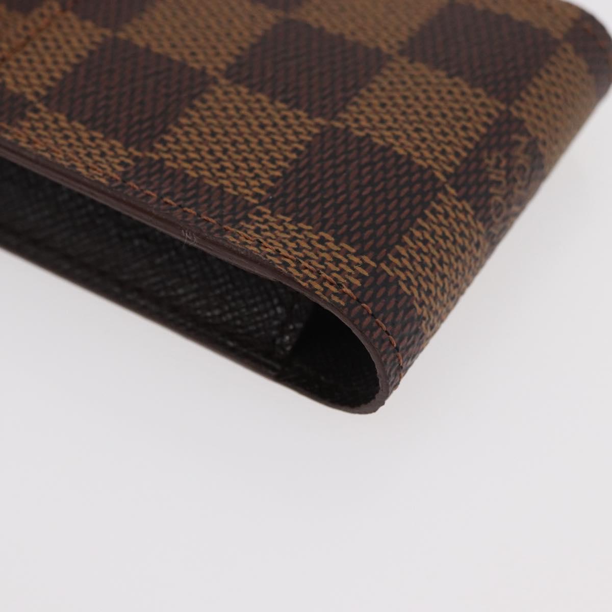 LOUIS VUITTON Damier Ebene Etui Cigarette Case N63024 LV Auth 176385A